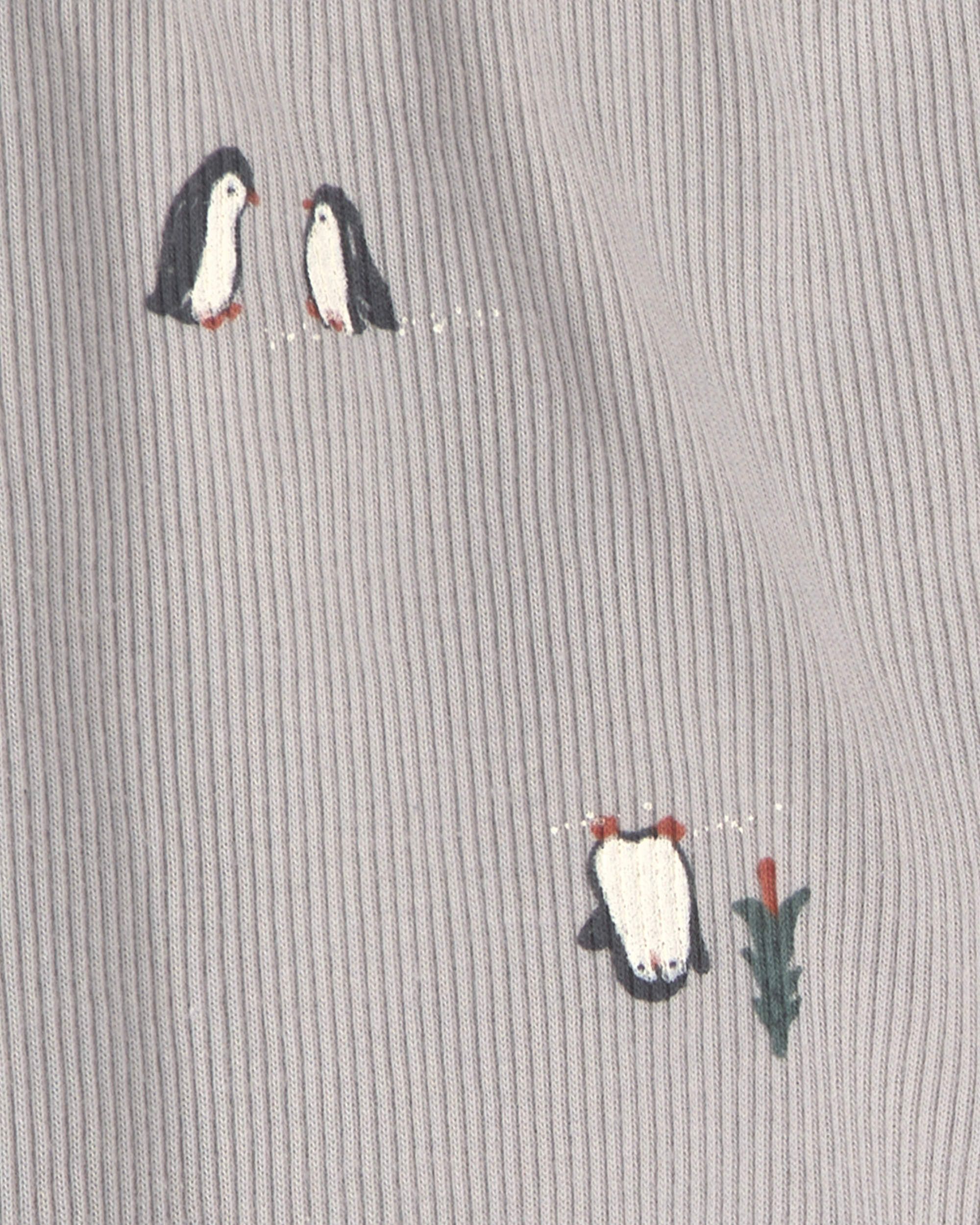 Baby Boy 2-Pack Penguin Pull-On Pants - Grey