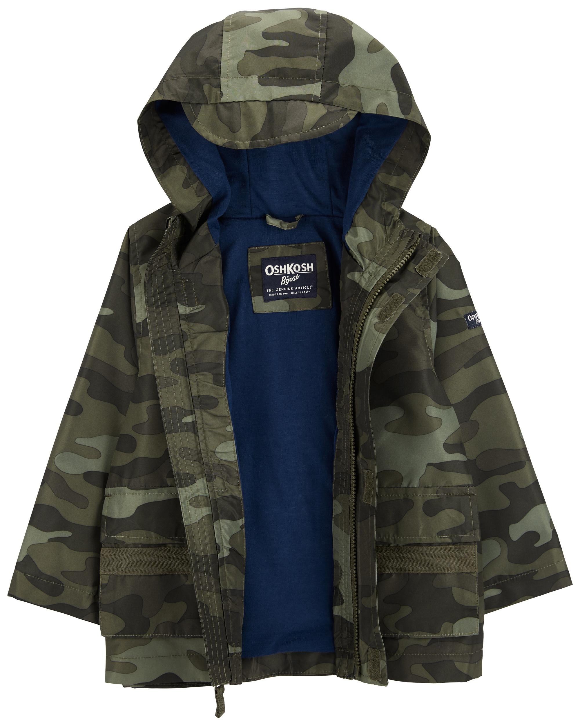 Boys camo raincoat sale