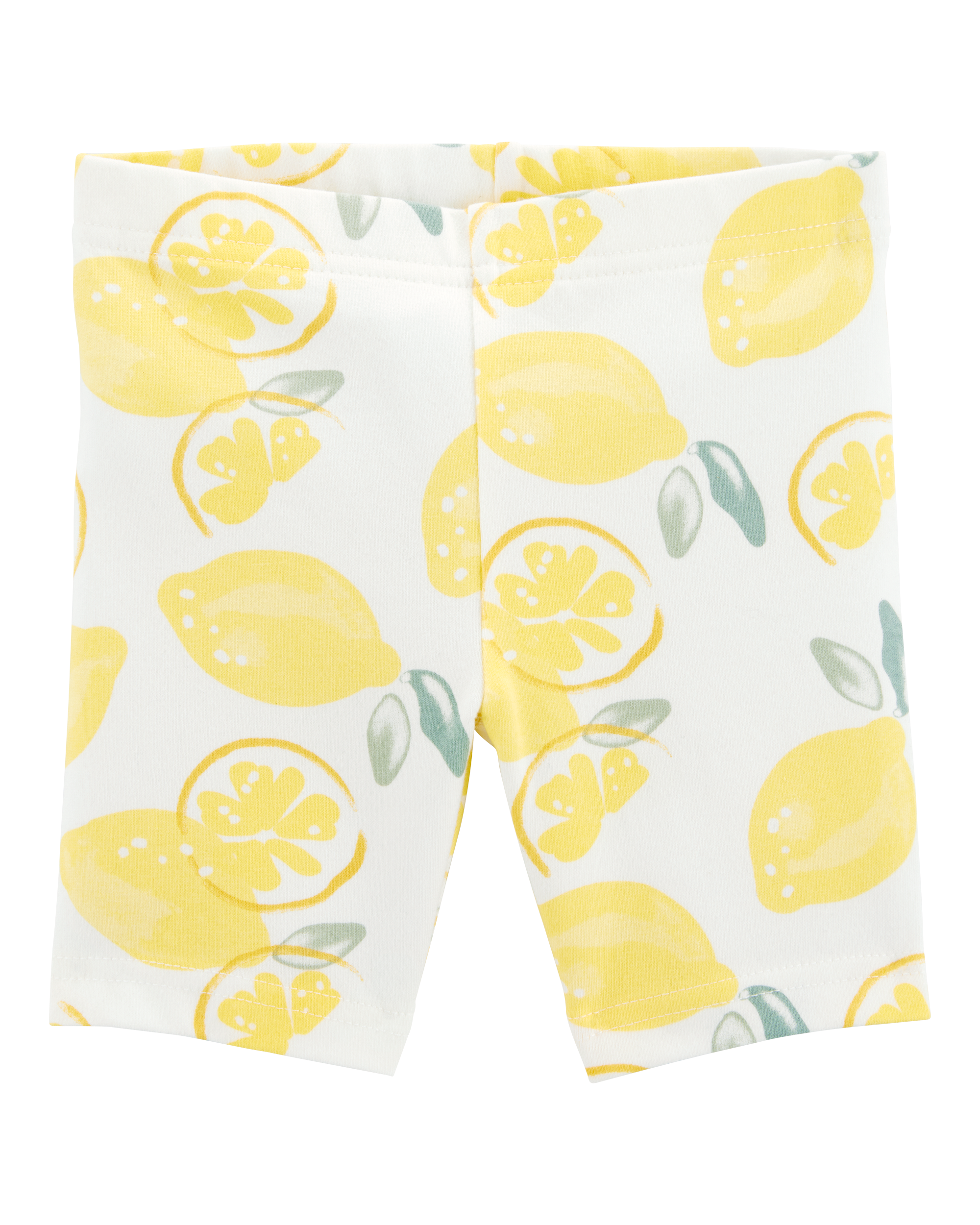 Toddler Lemon Print Bike Shorts