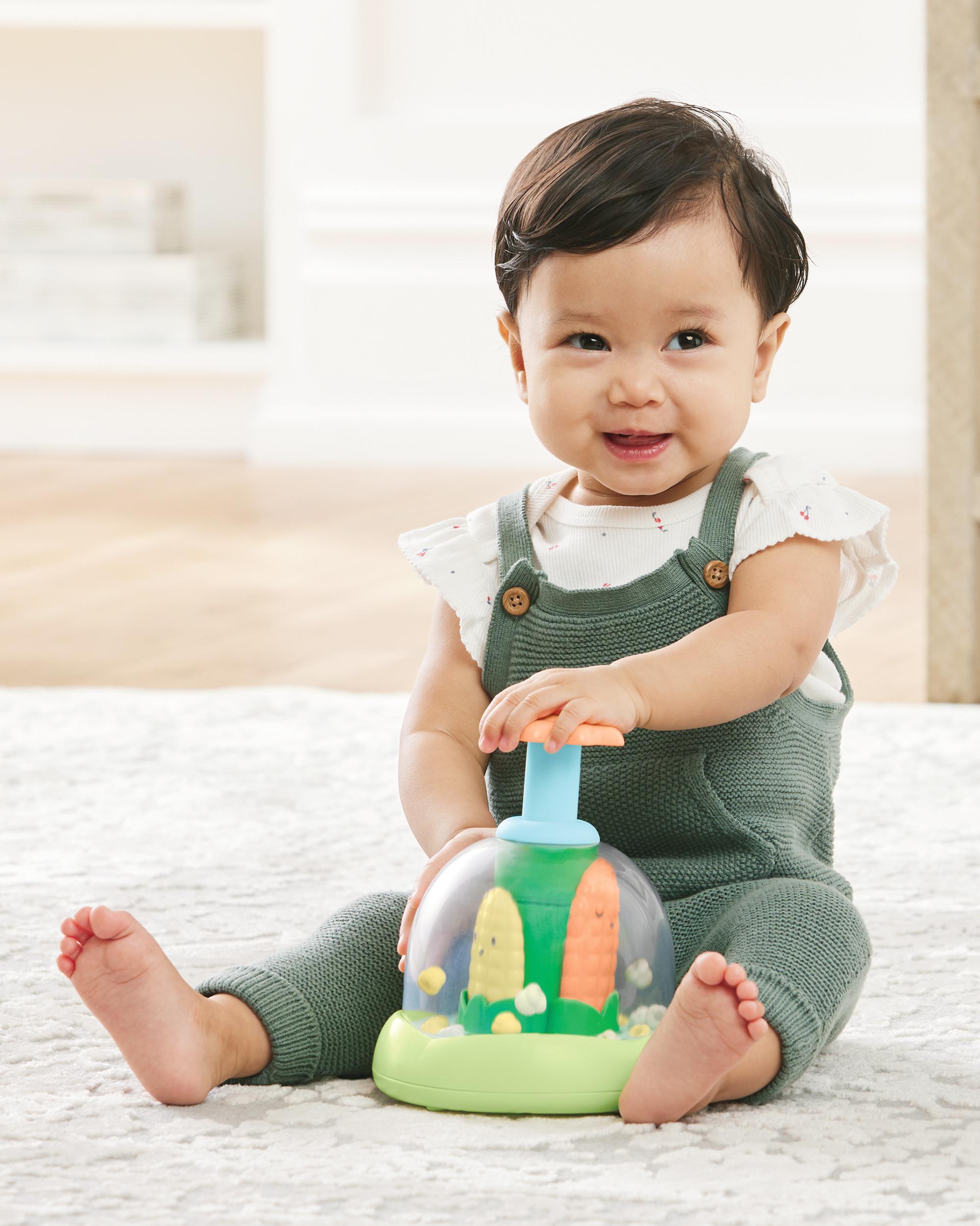 Baby Farmstand Push & Spin Baby Toy
