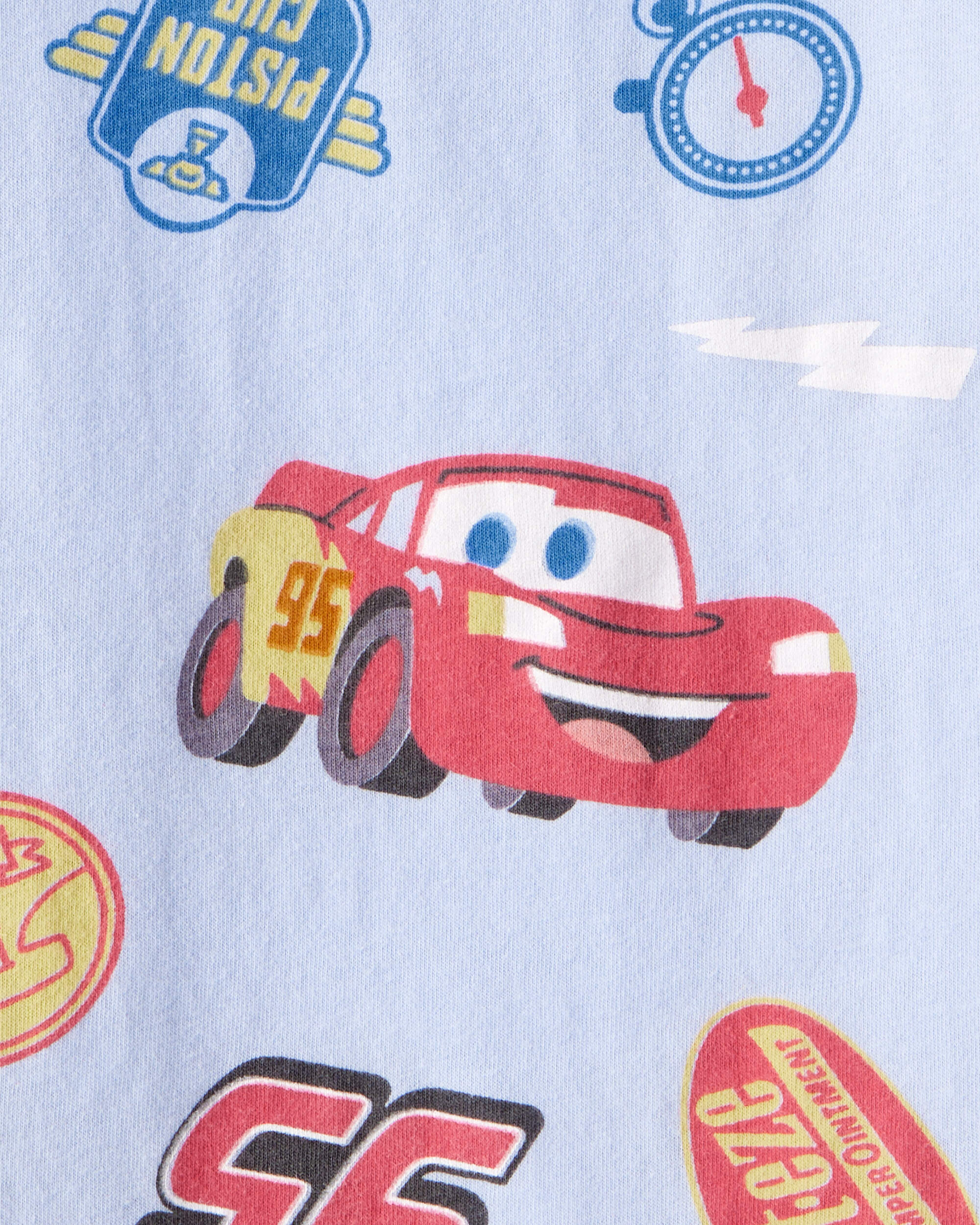 Toddler Cars Lightning McQueen Short-Sleeve Graphic Tee - Blue