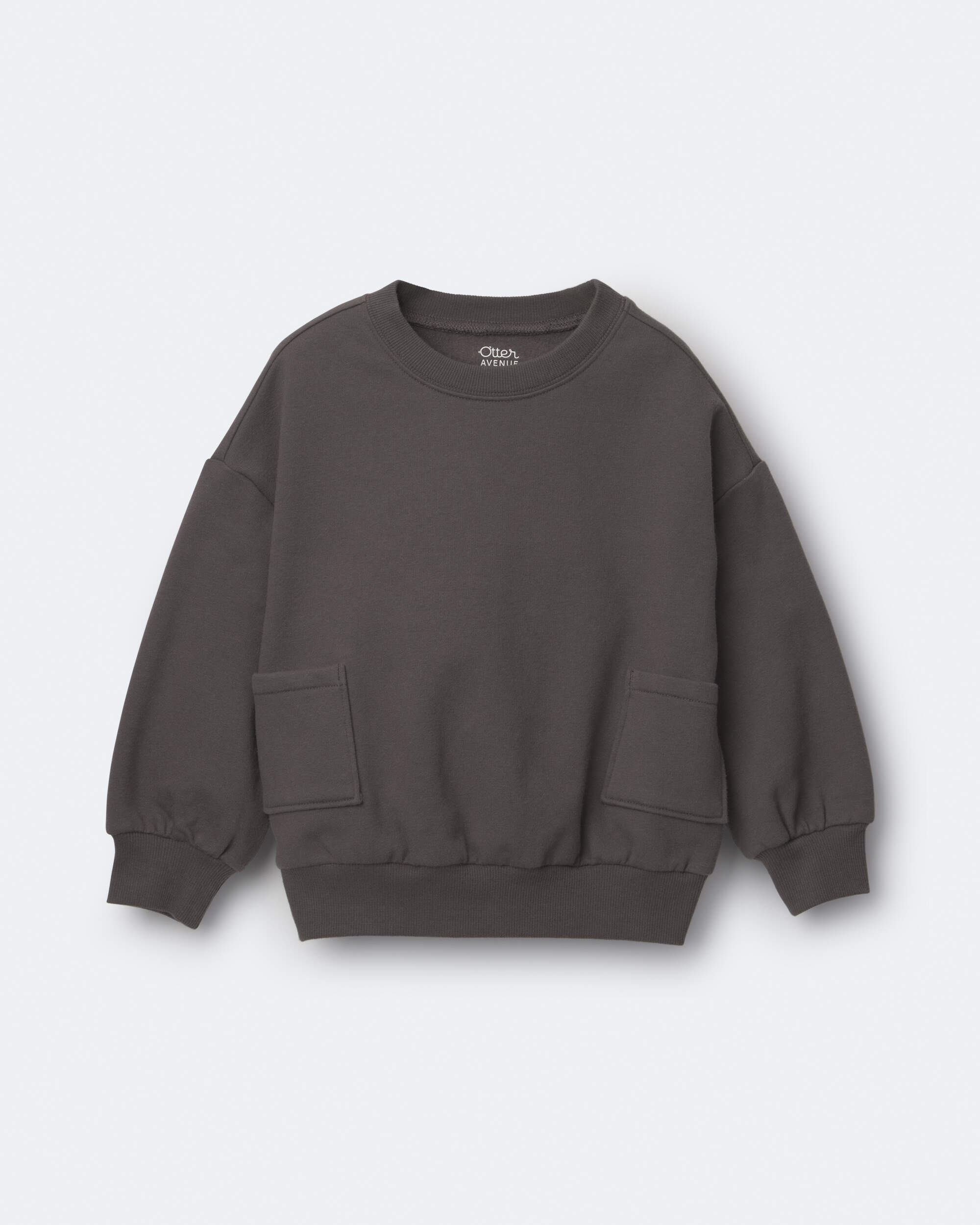 Toddler Otter Sweatshirt™ with Pockets - Dark Grey