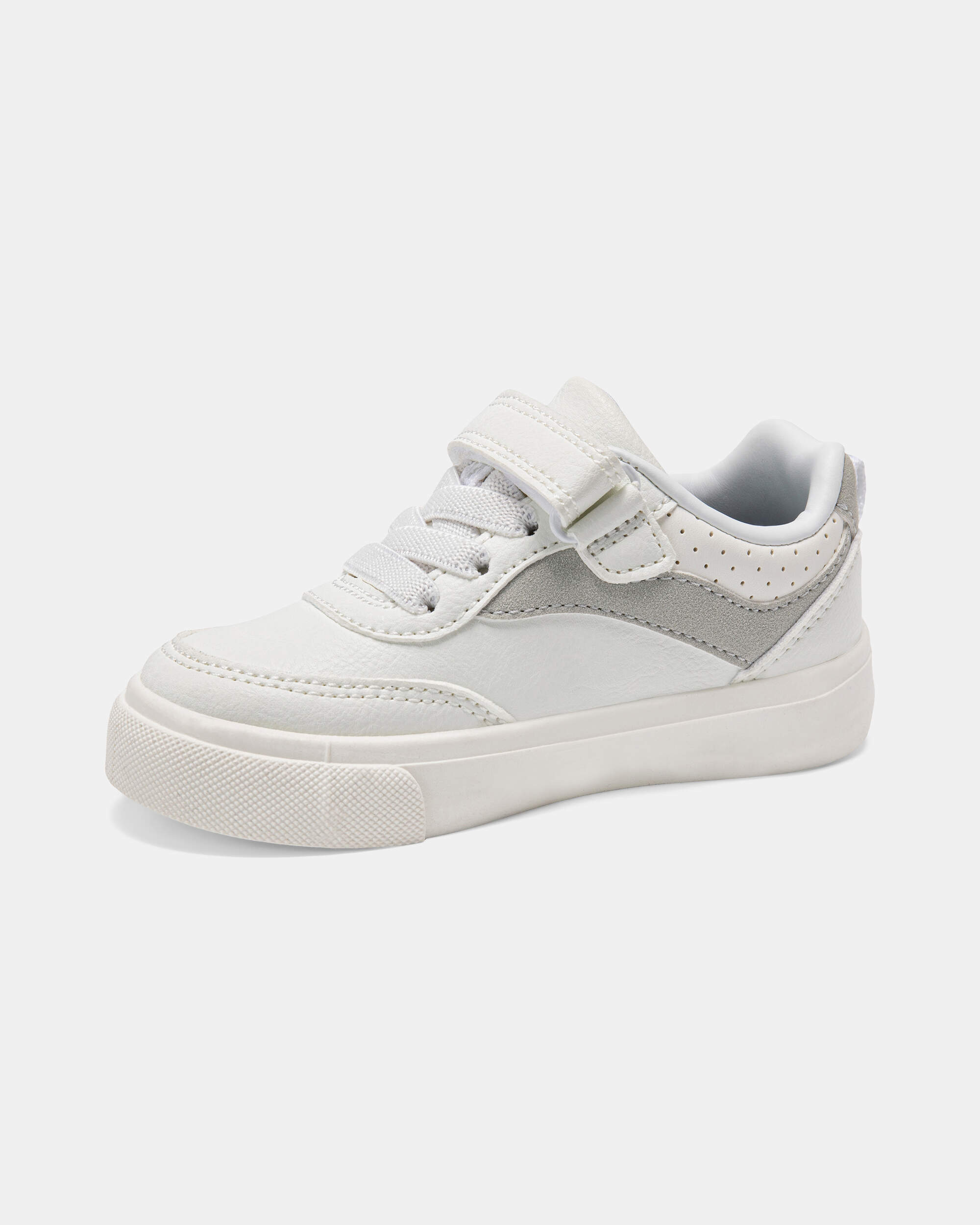 Toddler Boy Casual Shoes - White/Grey