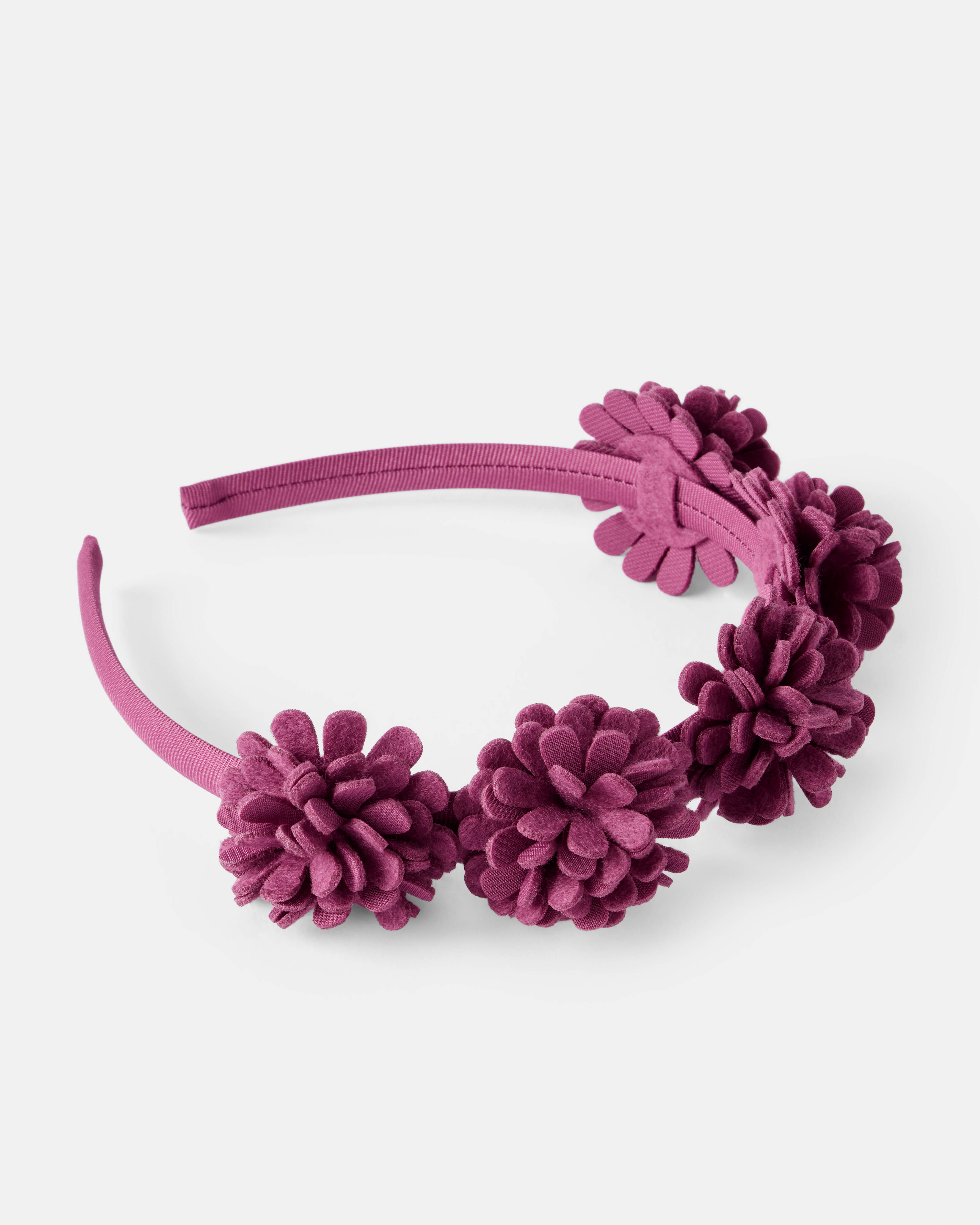Toddler Girl Flower Headband - Purple