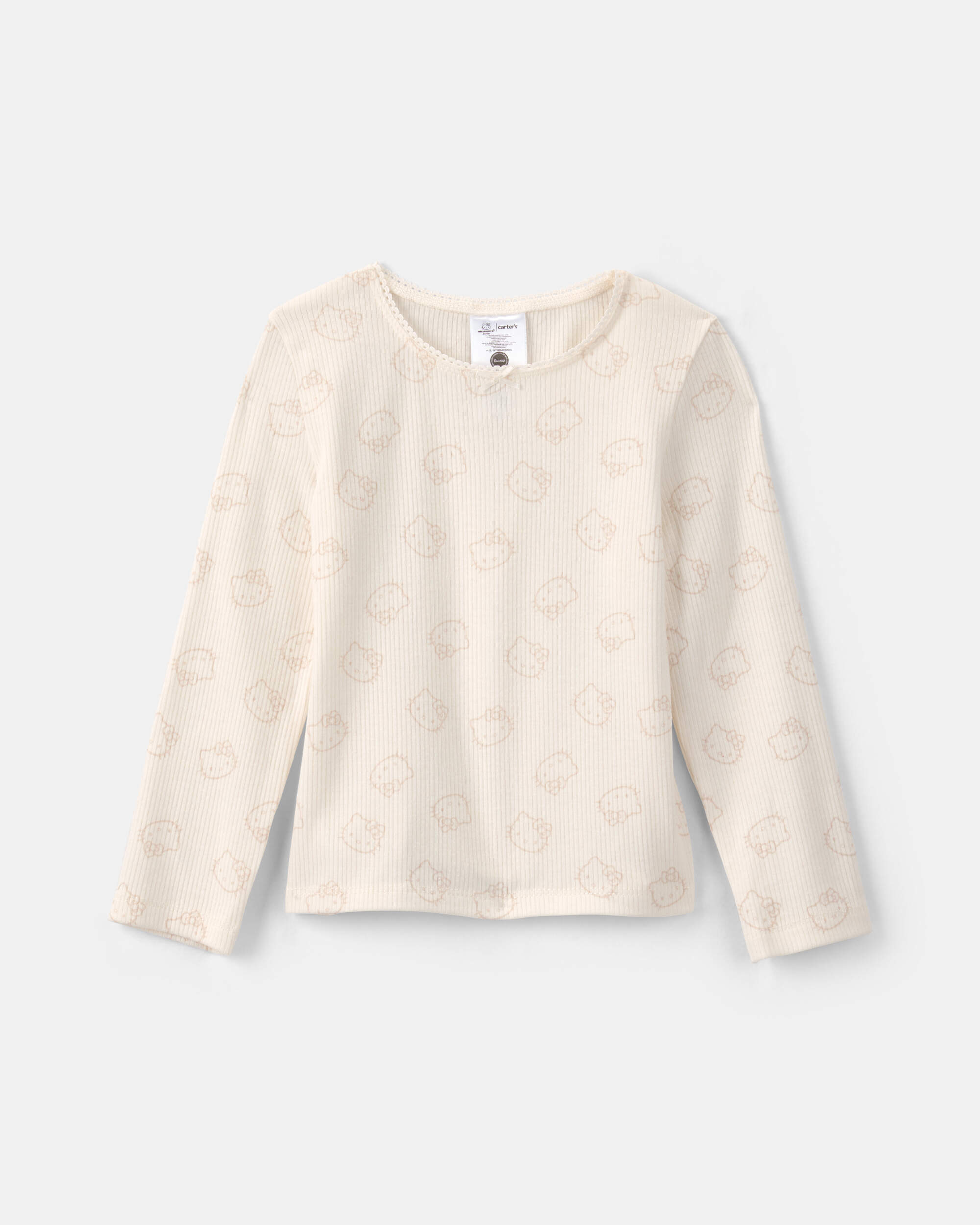 Toddler Girl Hello Kitty® Long-Sleeve Top - Cream