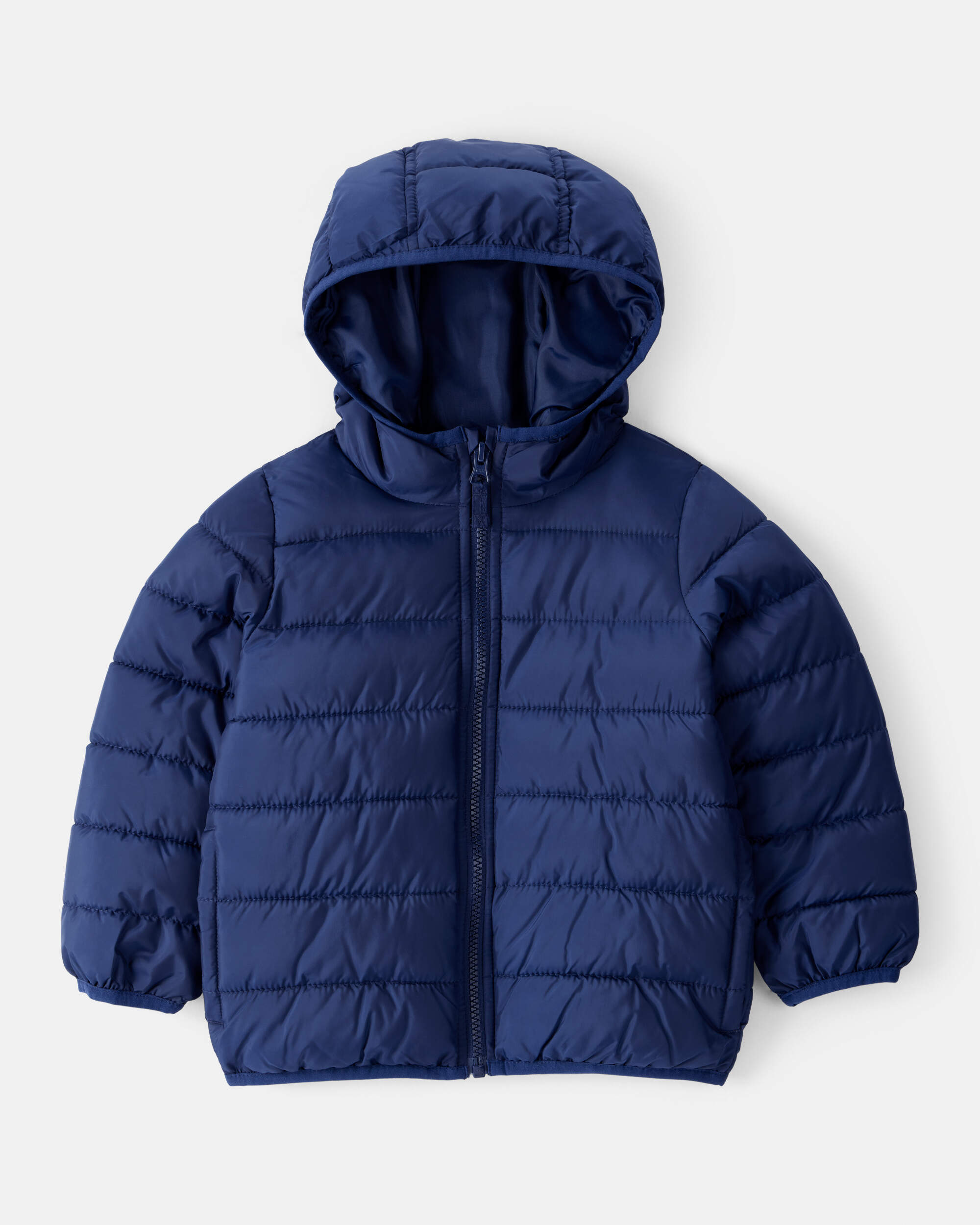 Toddler Hooded Puffer Jacket - Navy Blue