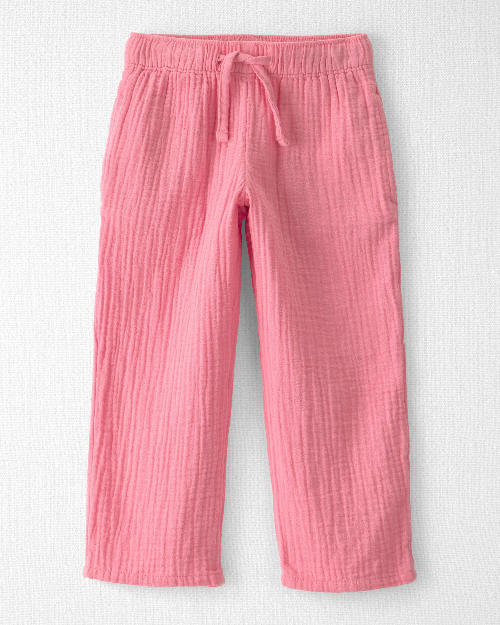 Toddler Girl Organic Cotton Gauze Pants