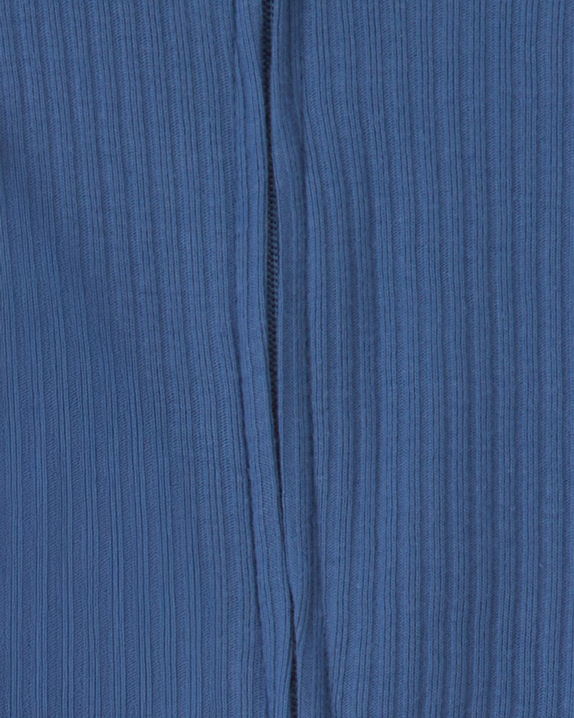 Baby Boy 2-Pack 2-Way Zip Sleepers Solid Sea Creature - Blue