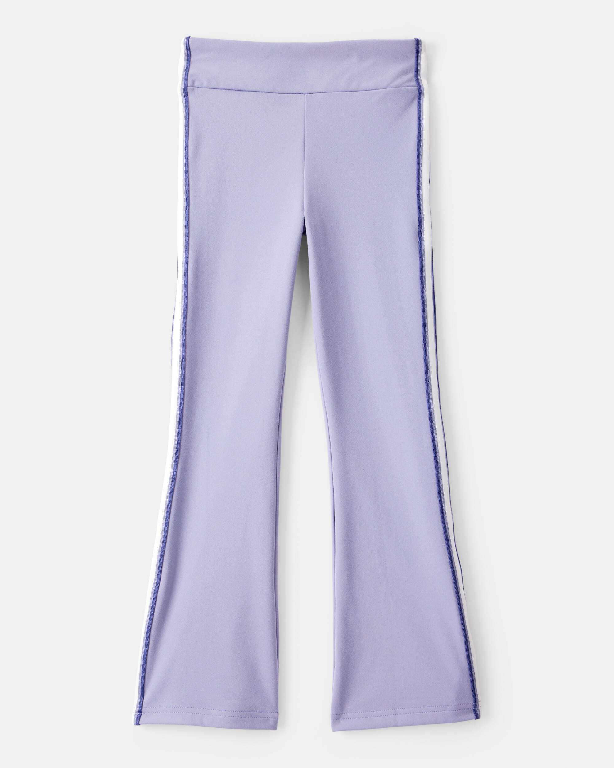 Girls Knit Flare Active Pants - Blue