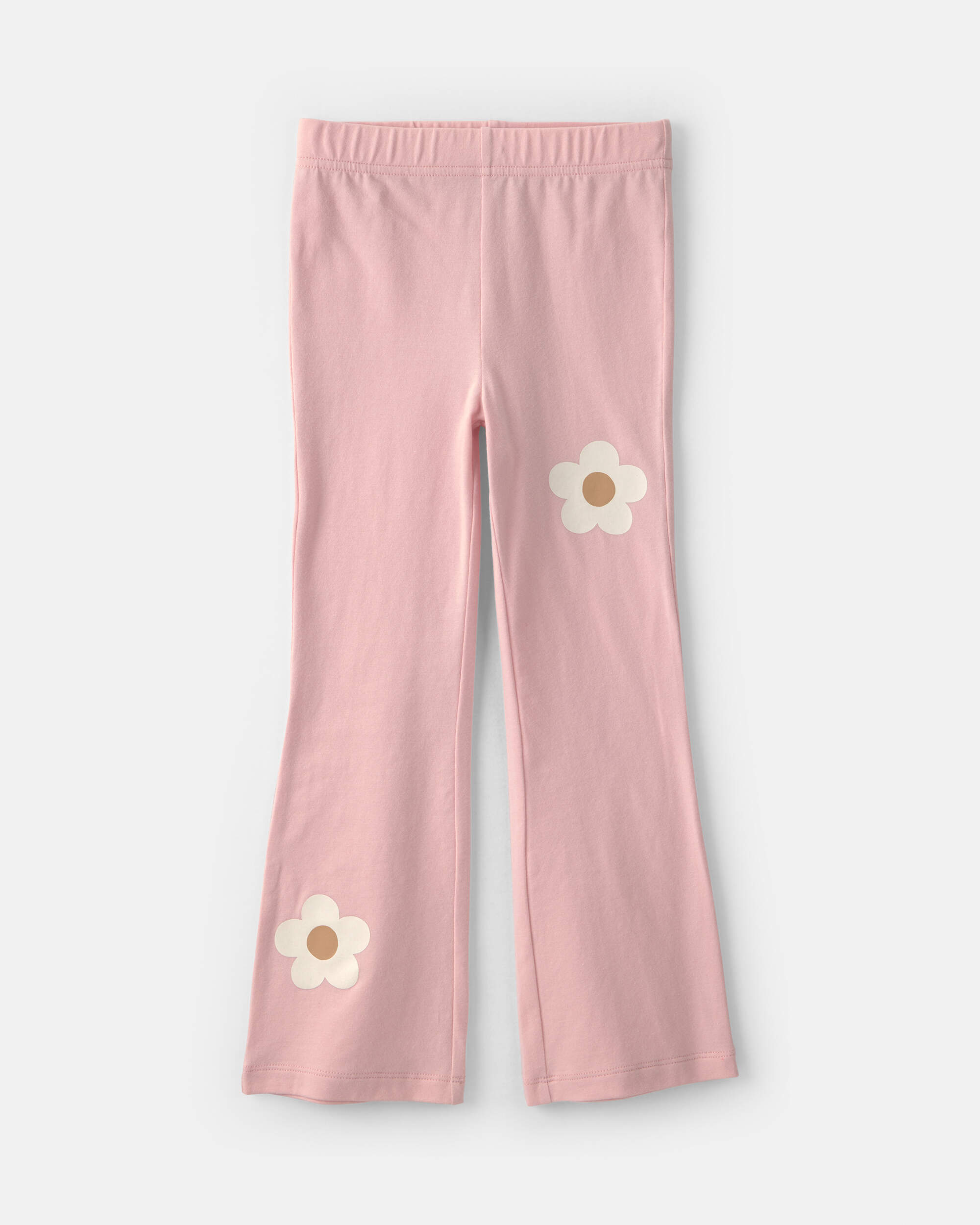 Girls 2-Piece Floral Teddy Fleece Layering Set - Pink
