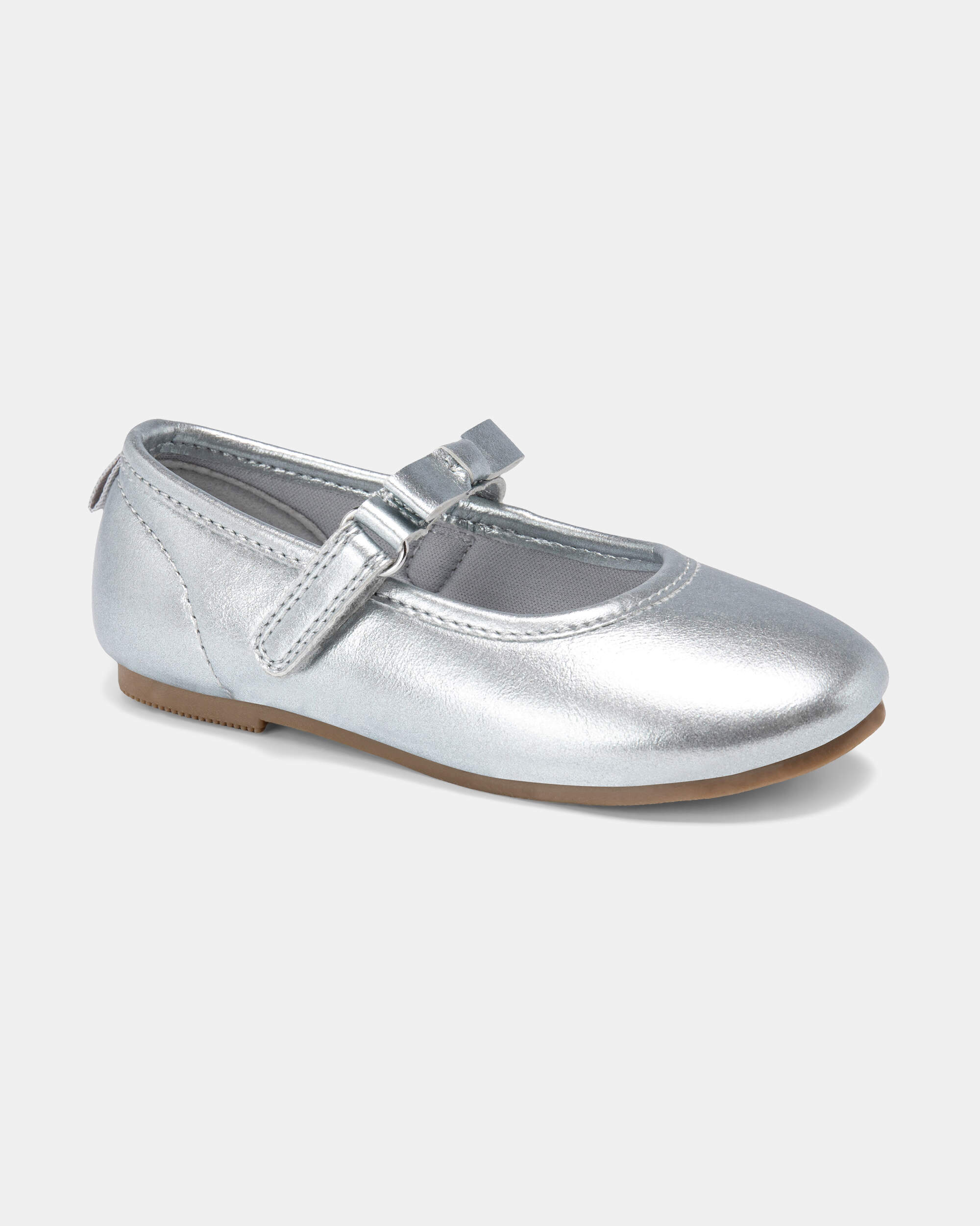 Toddler Girl Dress Shoes - Silver