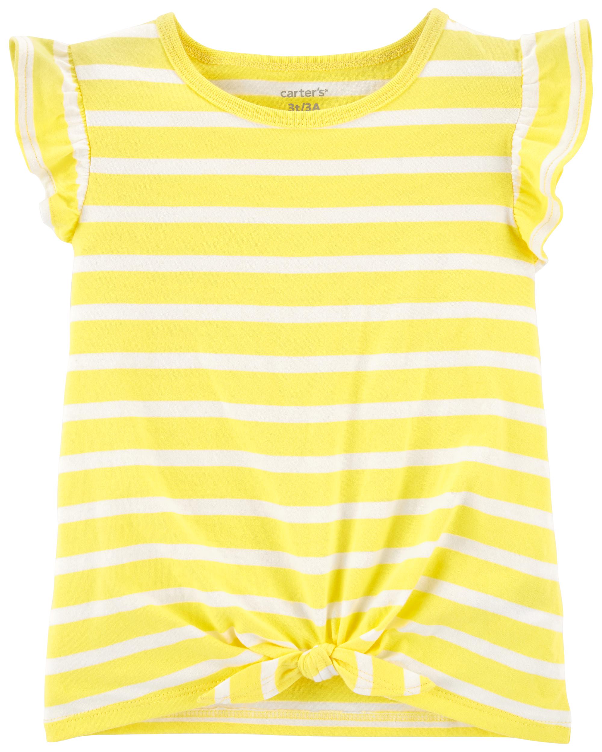 yellow striped shirt toddler