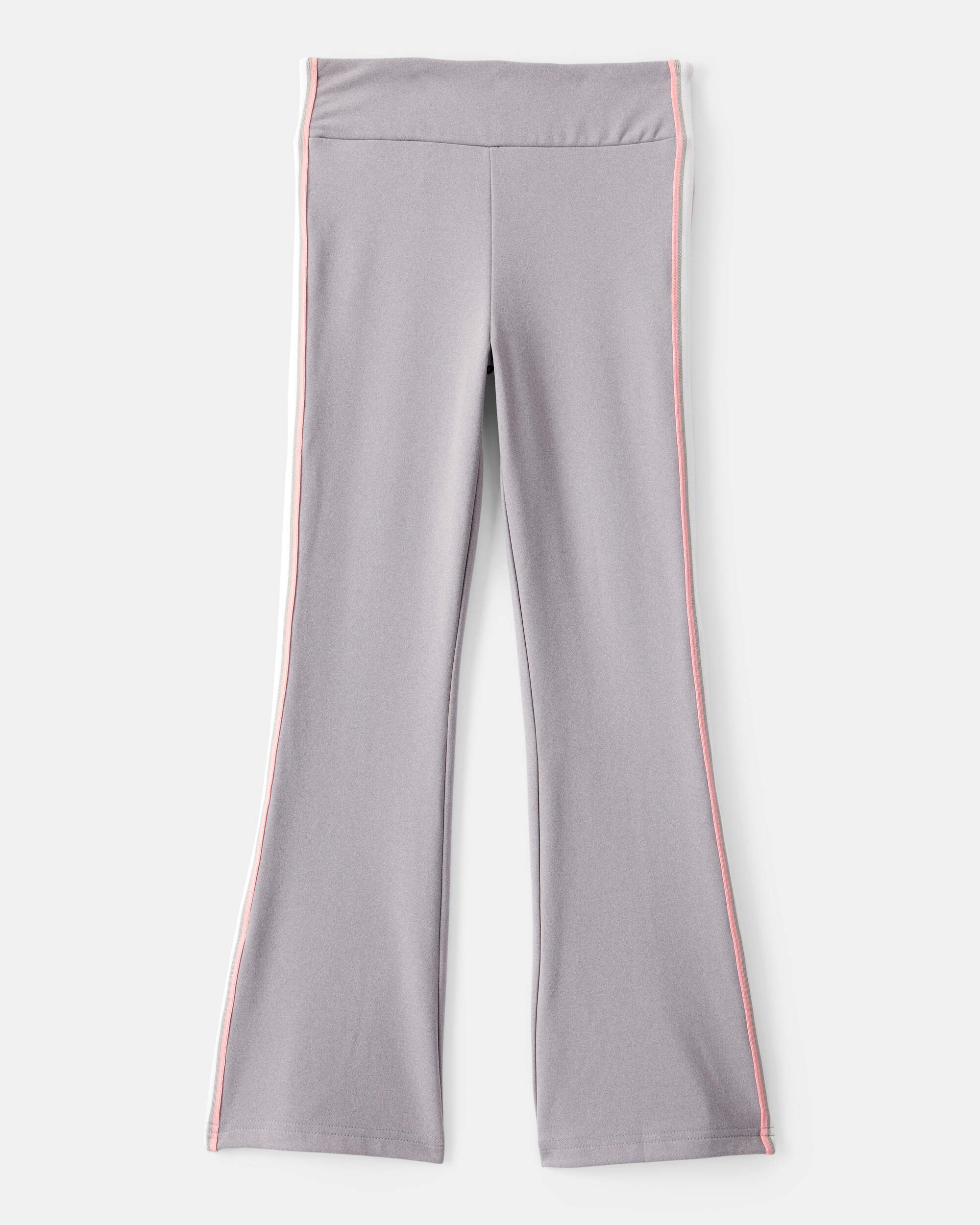 Girls Knit Flare Active Pants - Grey