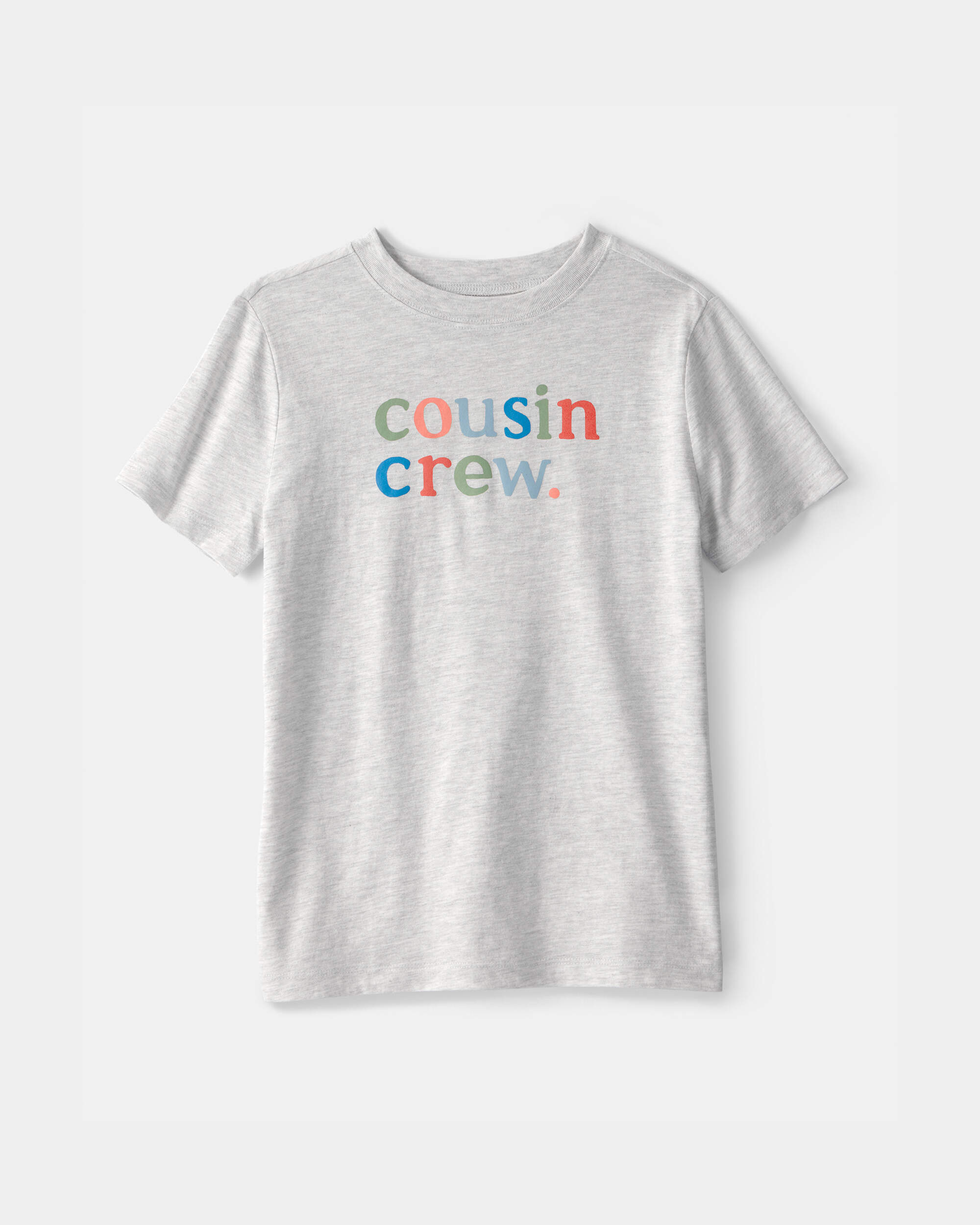 Kid 'Cousin Crew' Graphic Tee - Grey