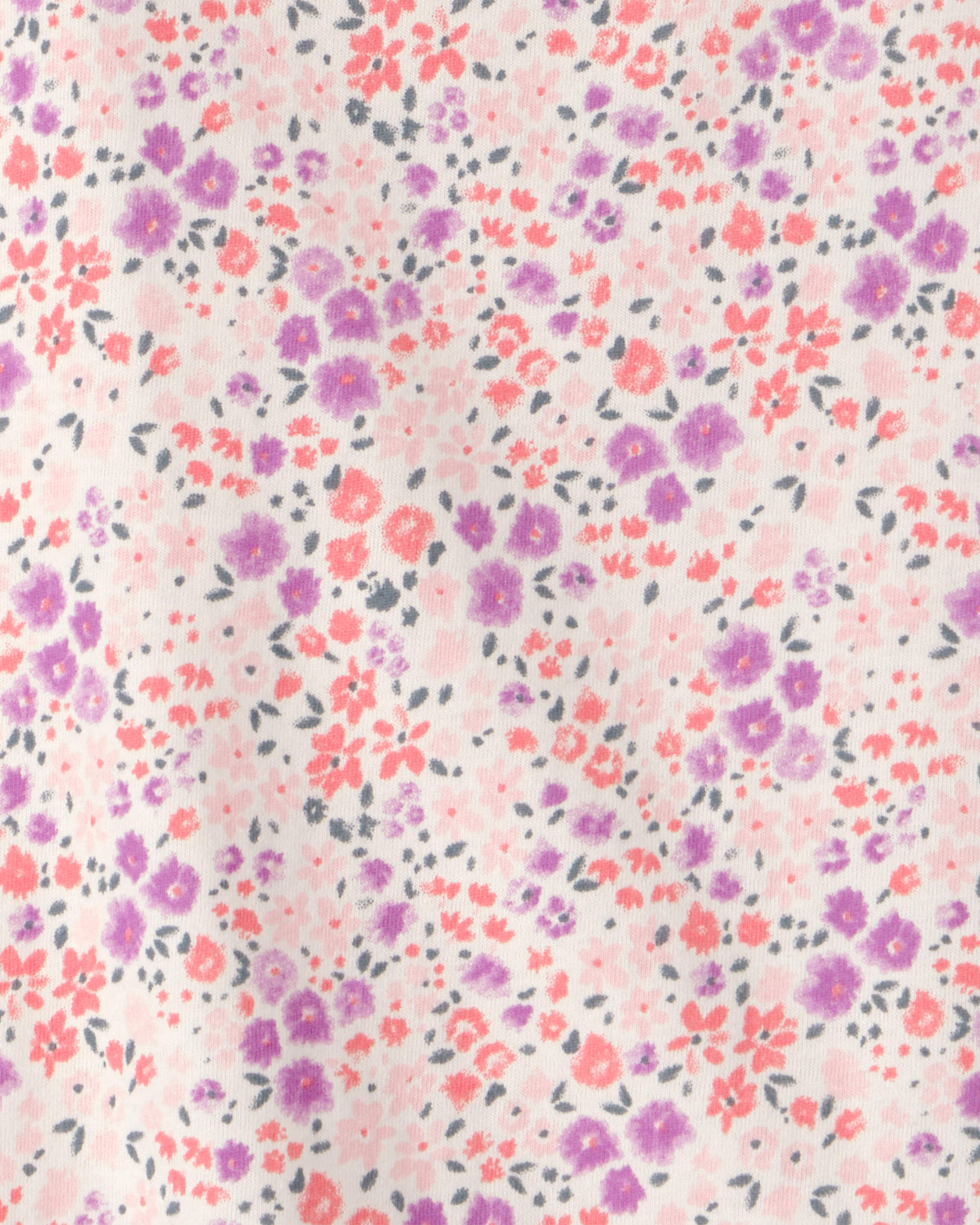 Girls Floral Top - Pink