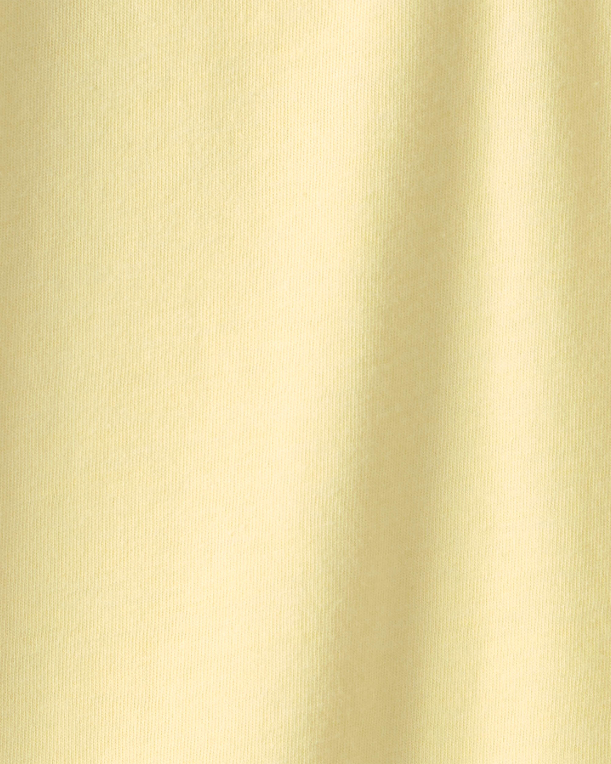 Boys Solid Henley T-Shirt - Yellow