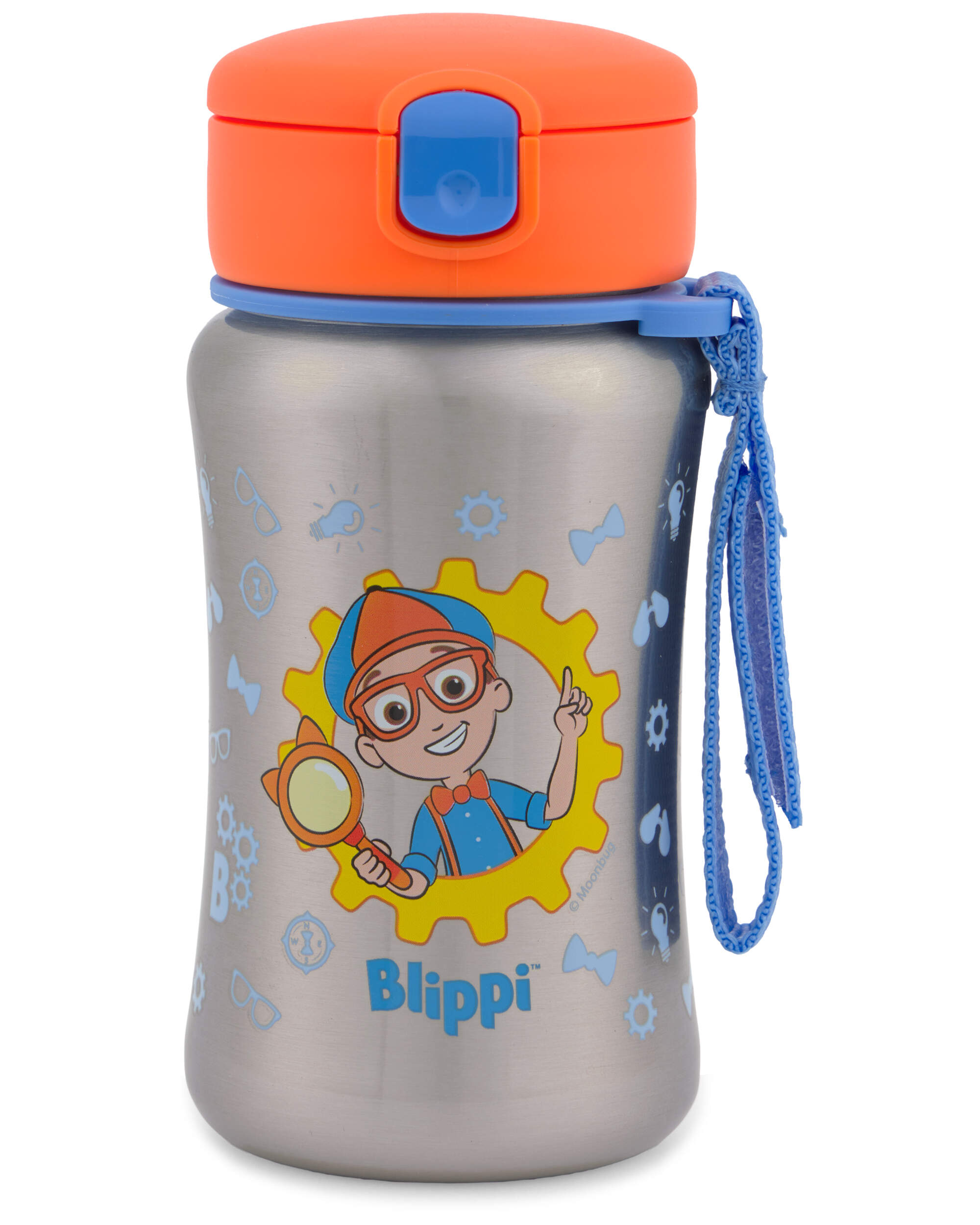 Blippi Stainless Steel Straw Bottle
