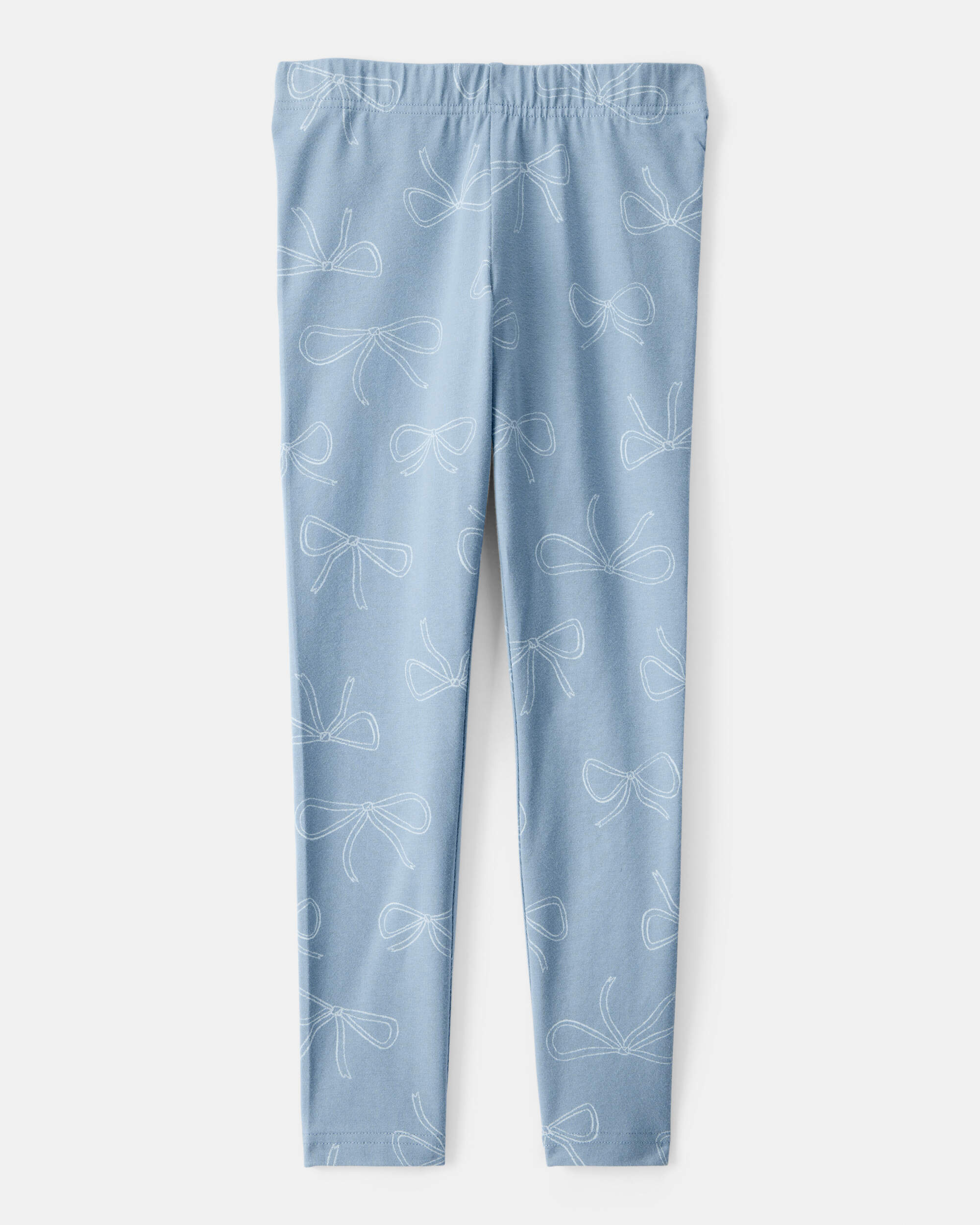 Girls Bow Print Leggings