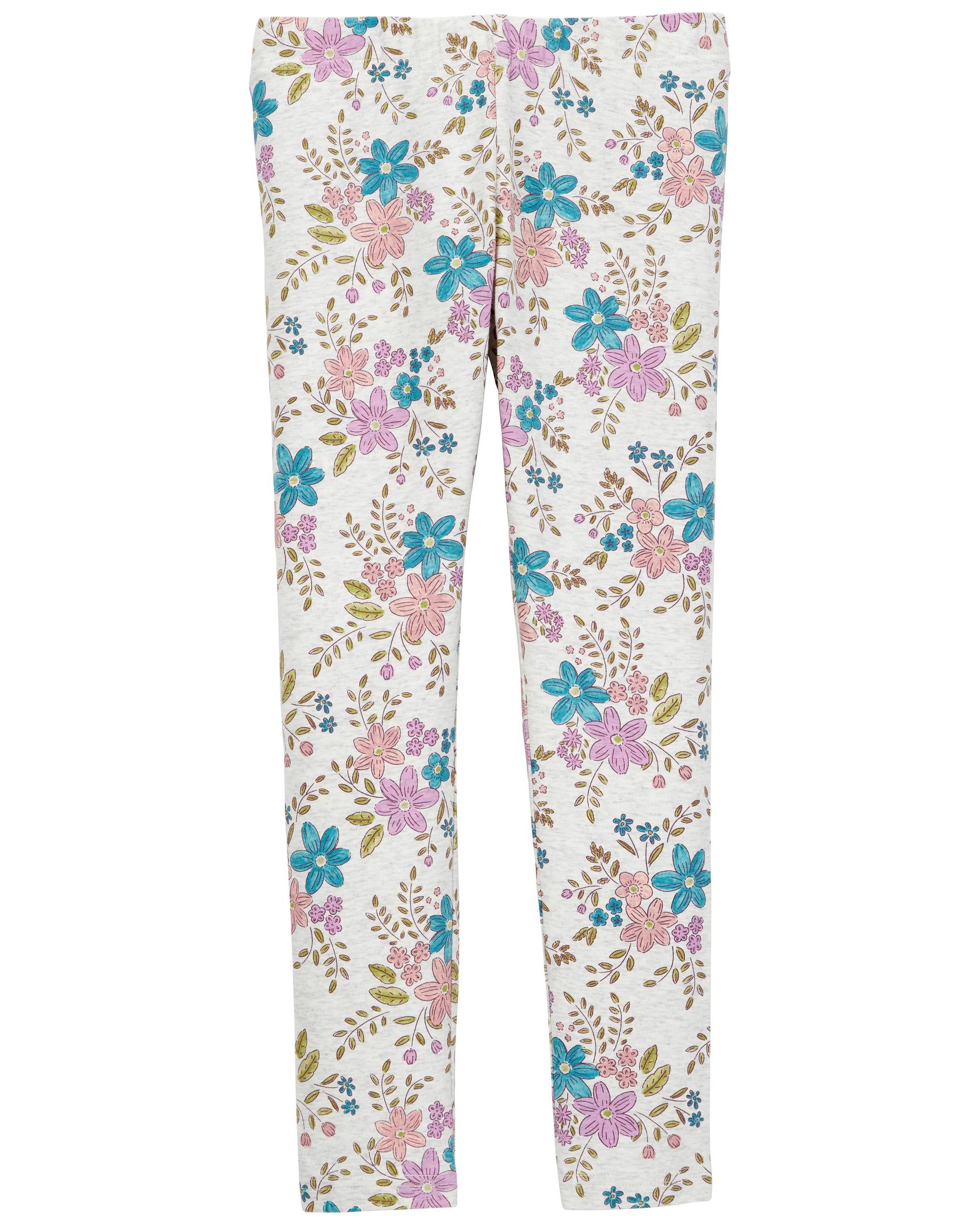 Girls flower leggings 2025