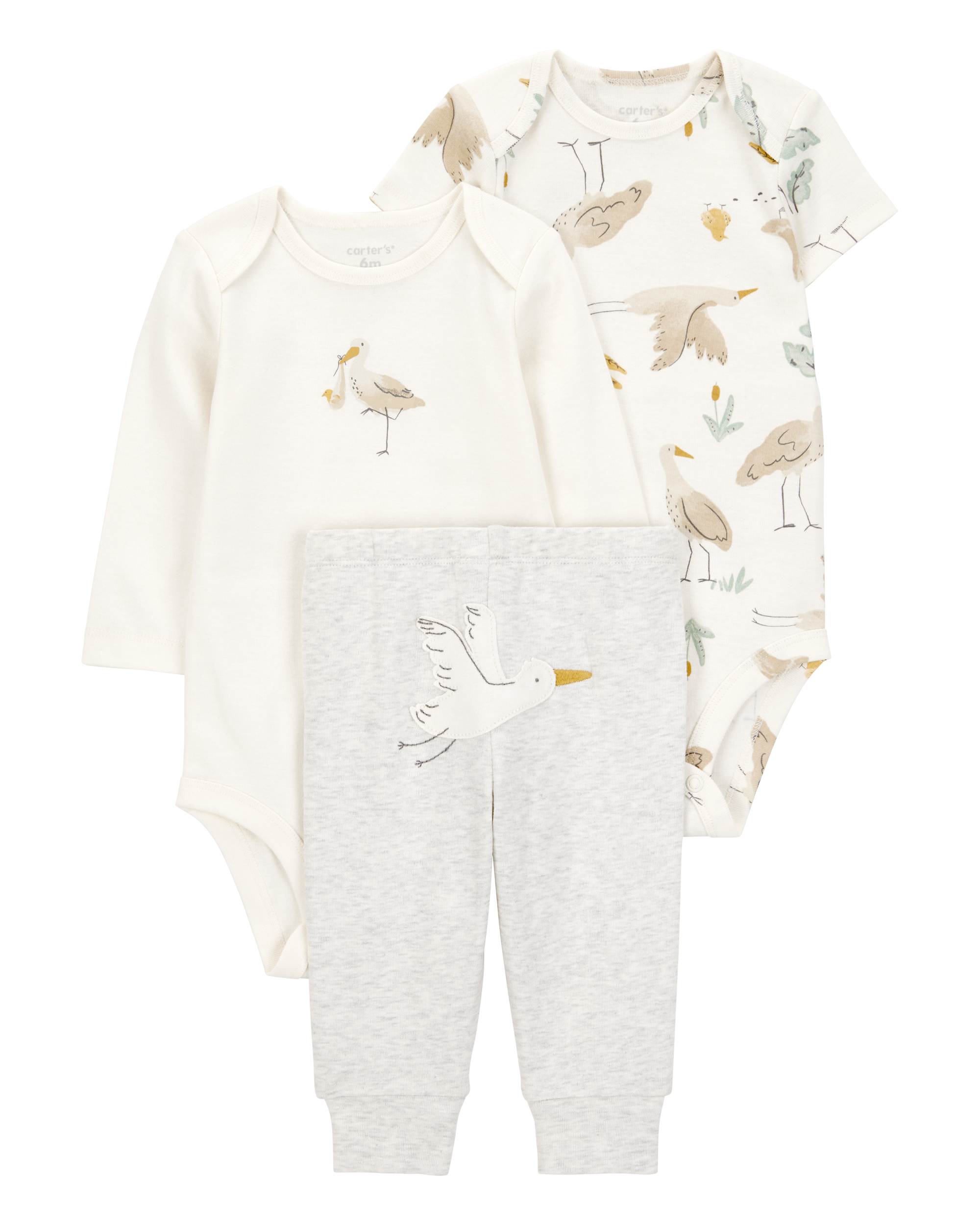 Baby 3-Piece Stork Little Character Set