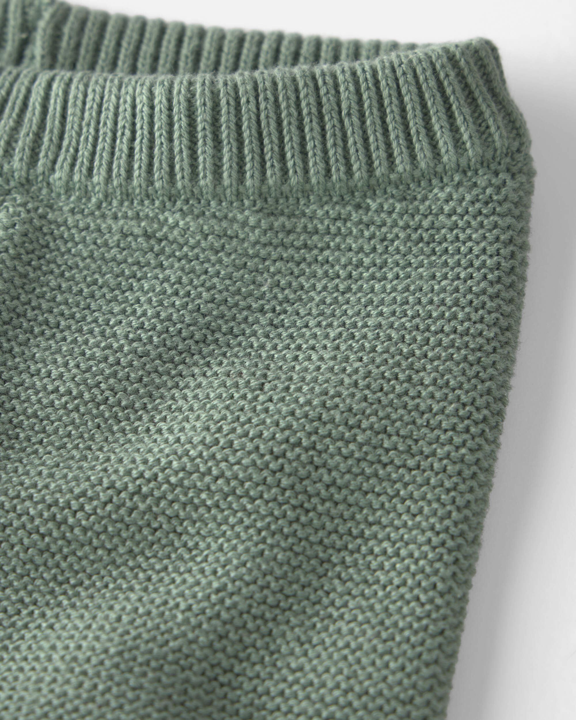Baby 2-Piece Organic Cotton Cable Knit Top & Pant Set