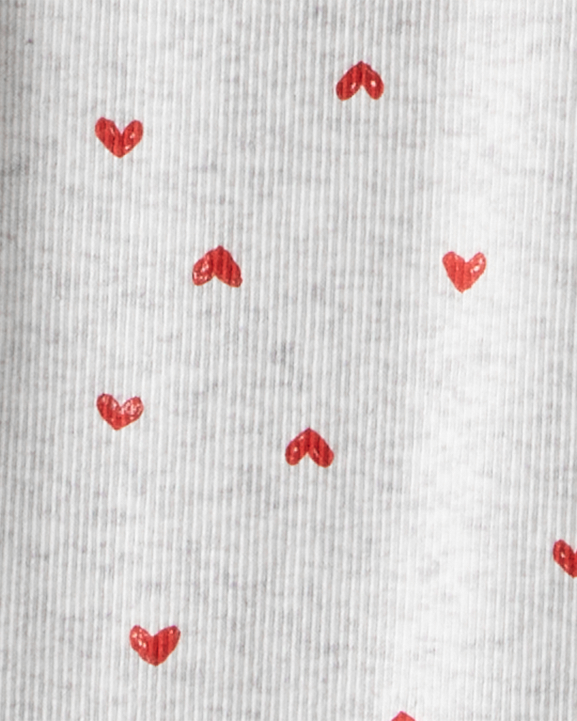 Girls Valentine's Day Tulle Top & Heart Pant Set - Red/Grey