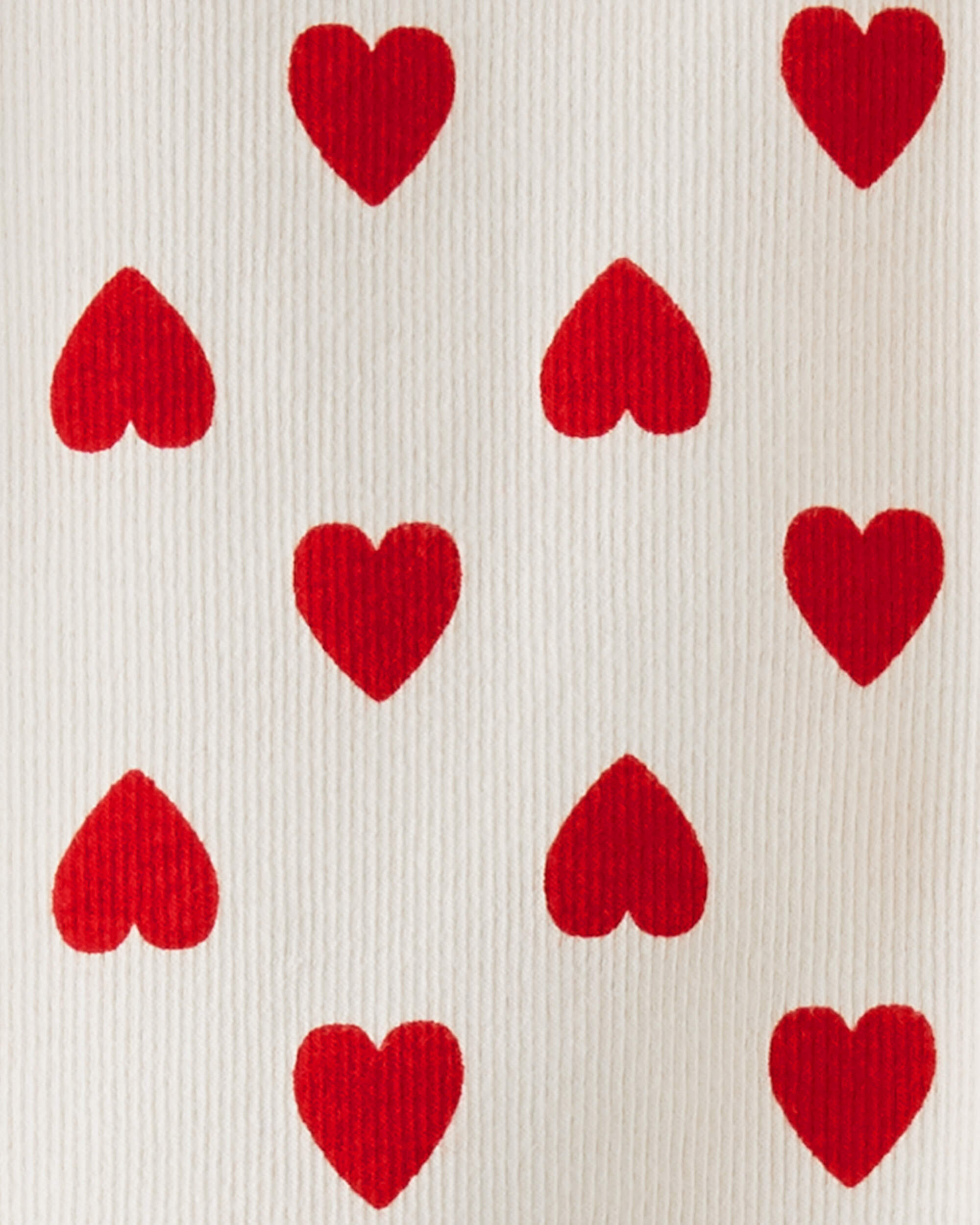 Toddler Organic Cotton Pyjamas Forever Hearts Print