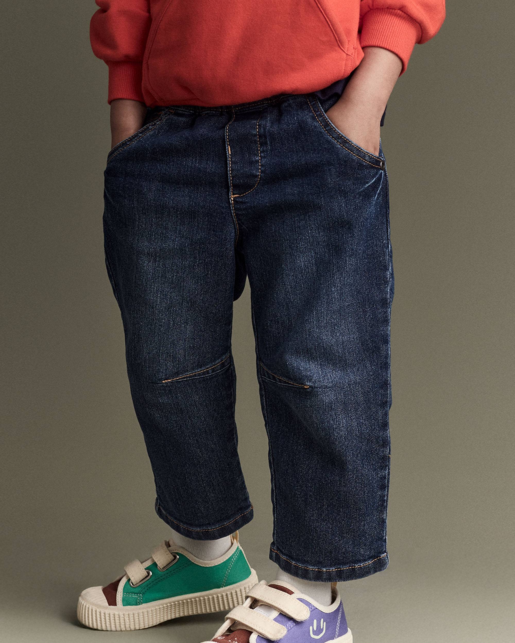 Toddler Barrel Pant Denim - Blue