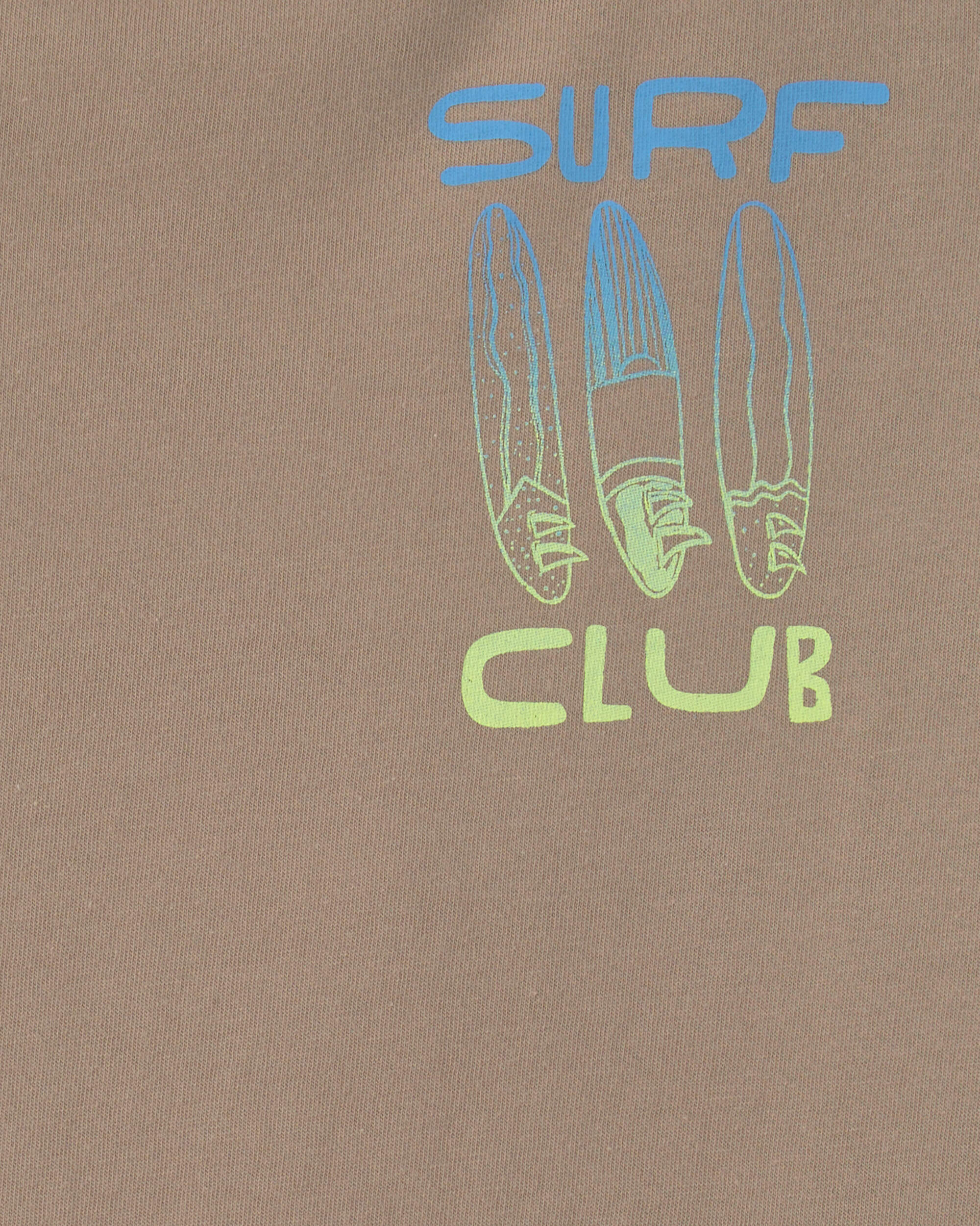 Boys 'Surf Club' Graphic Tank - Brown