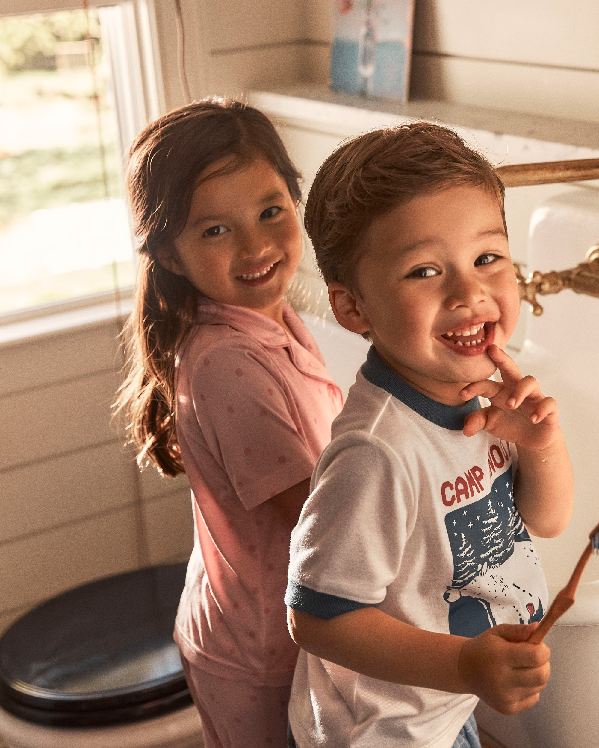 Toddler 2-Piece Polka Dot Coat-Style Pyjamas