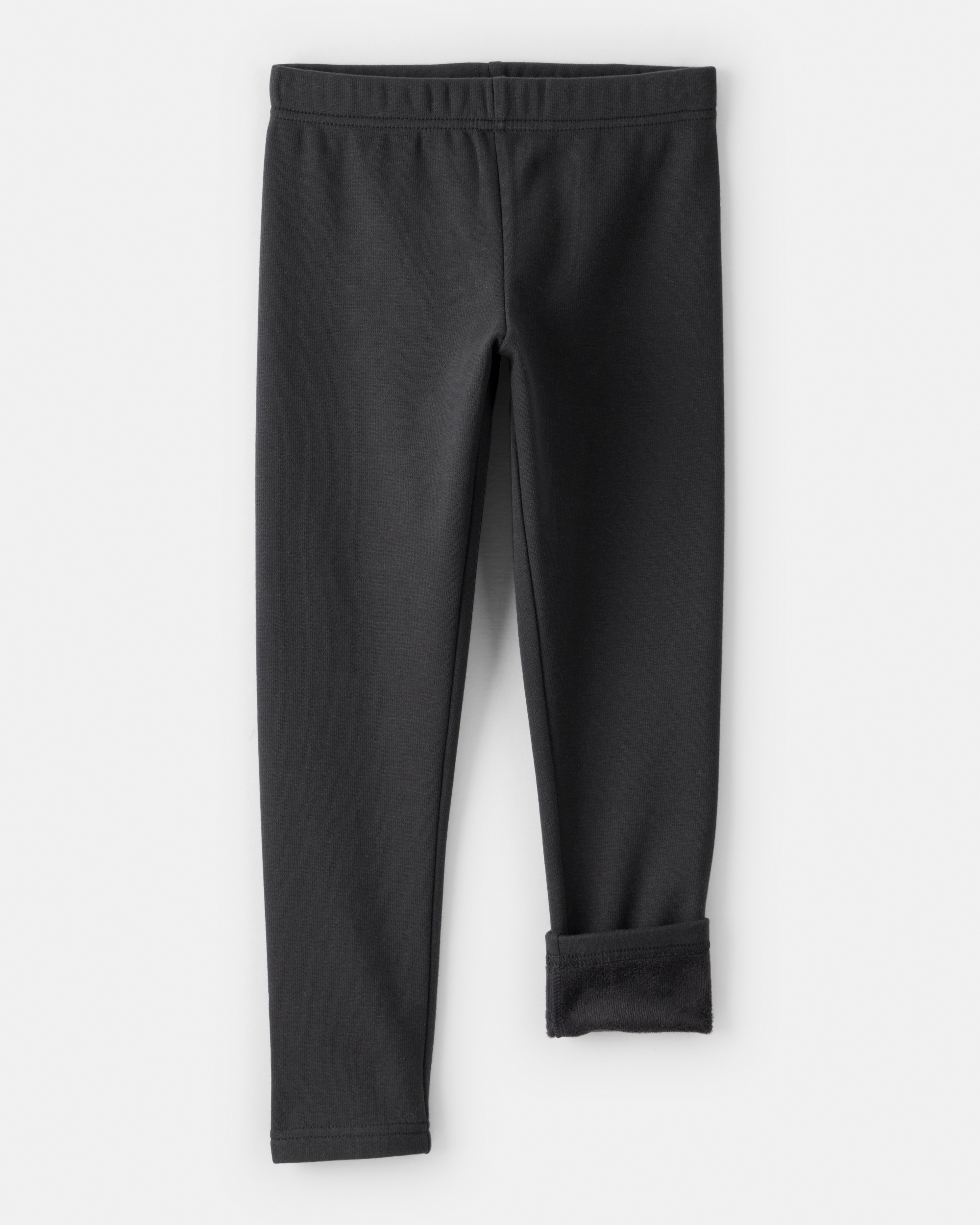 Kid Pull-On Stretch Leggings - Black
