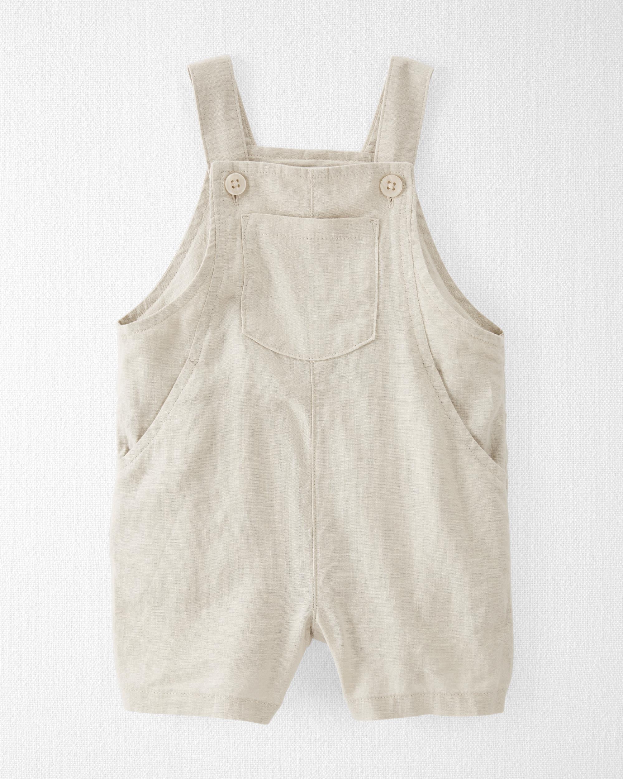 Carhartt Infant Girl's Short-Sleeve Bodysuit and Chambray Shortall