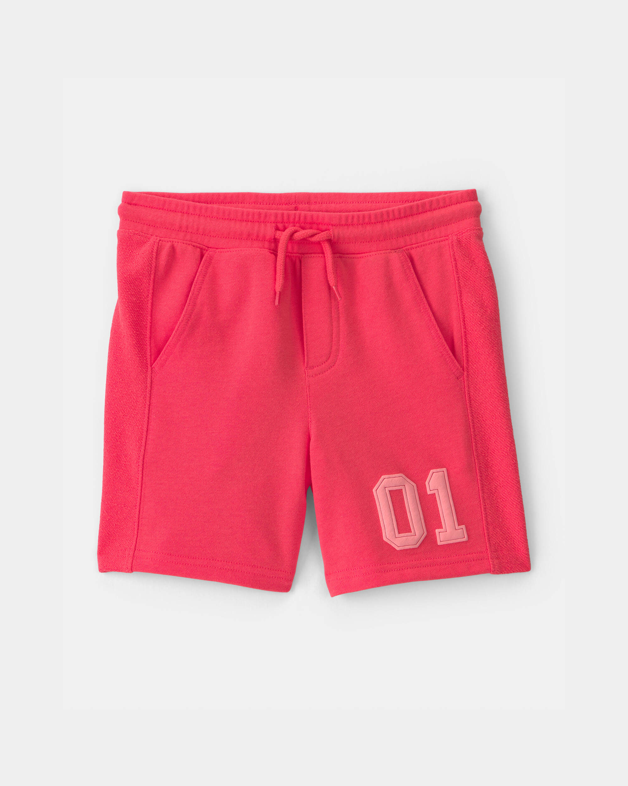 Boys Varsity French Terry Shorts - Orange