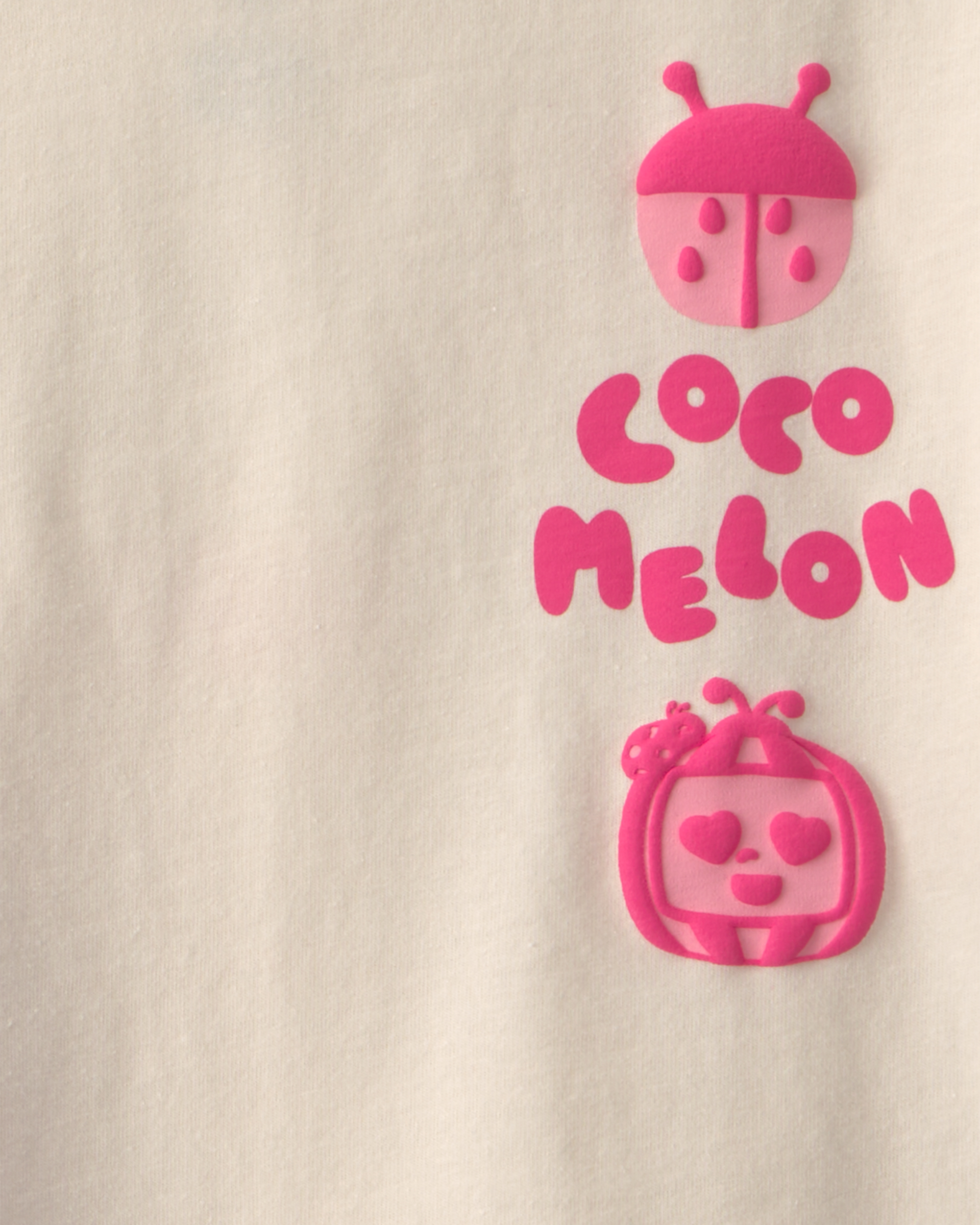 Toddler Girl 2-Piece CoComelon Short-Sleeve Top & Short Set - Pink/Ivory