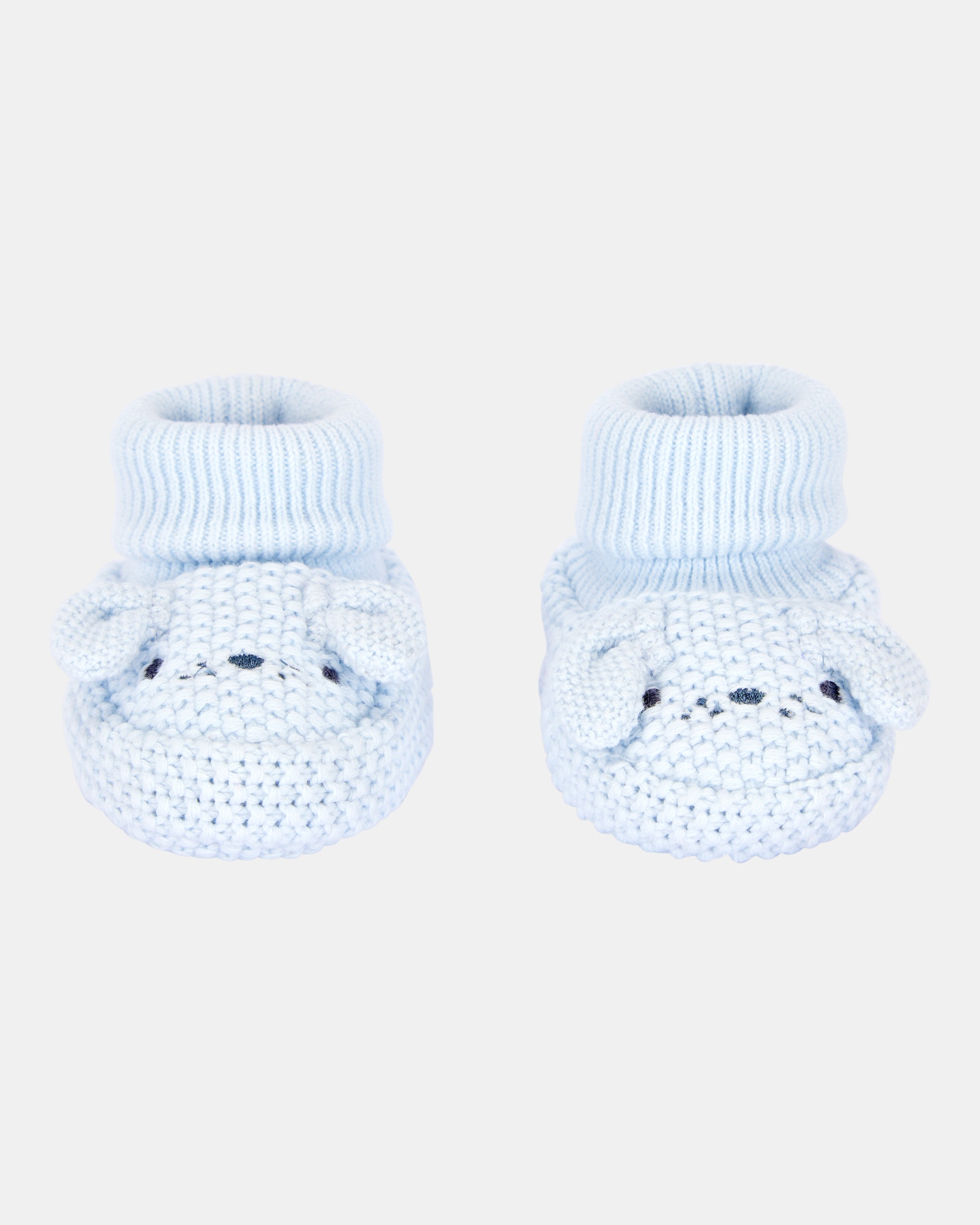 Baby Boy Puppy Crochet Booties