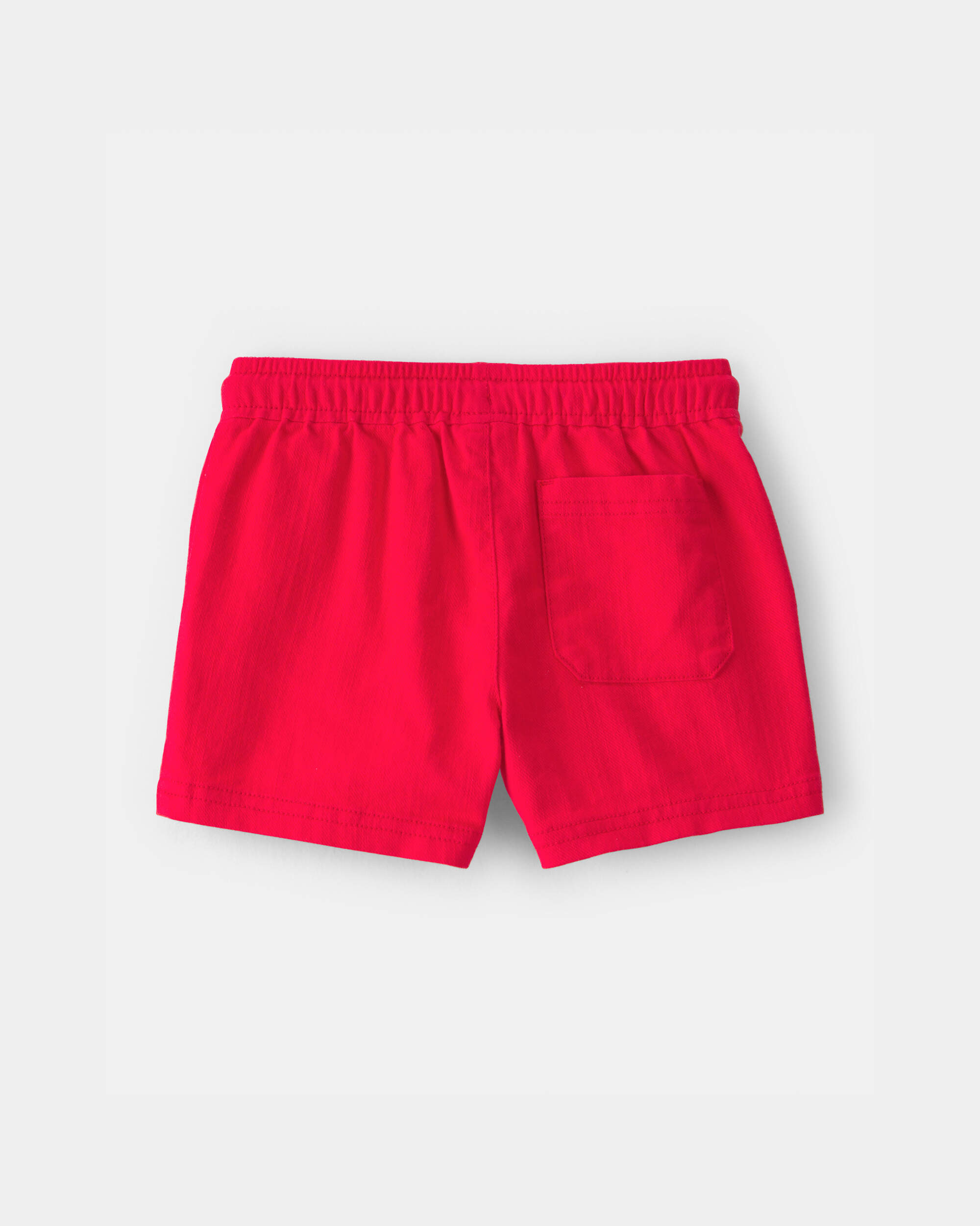 Toddler Boy Twill Shorts - Red