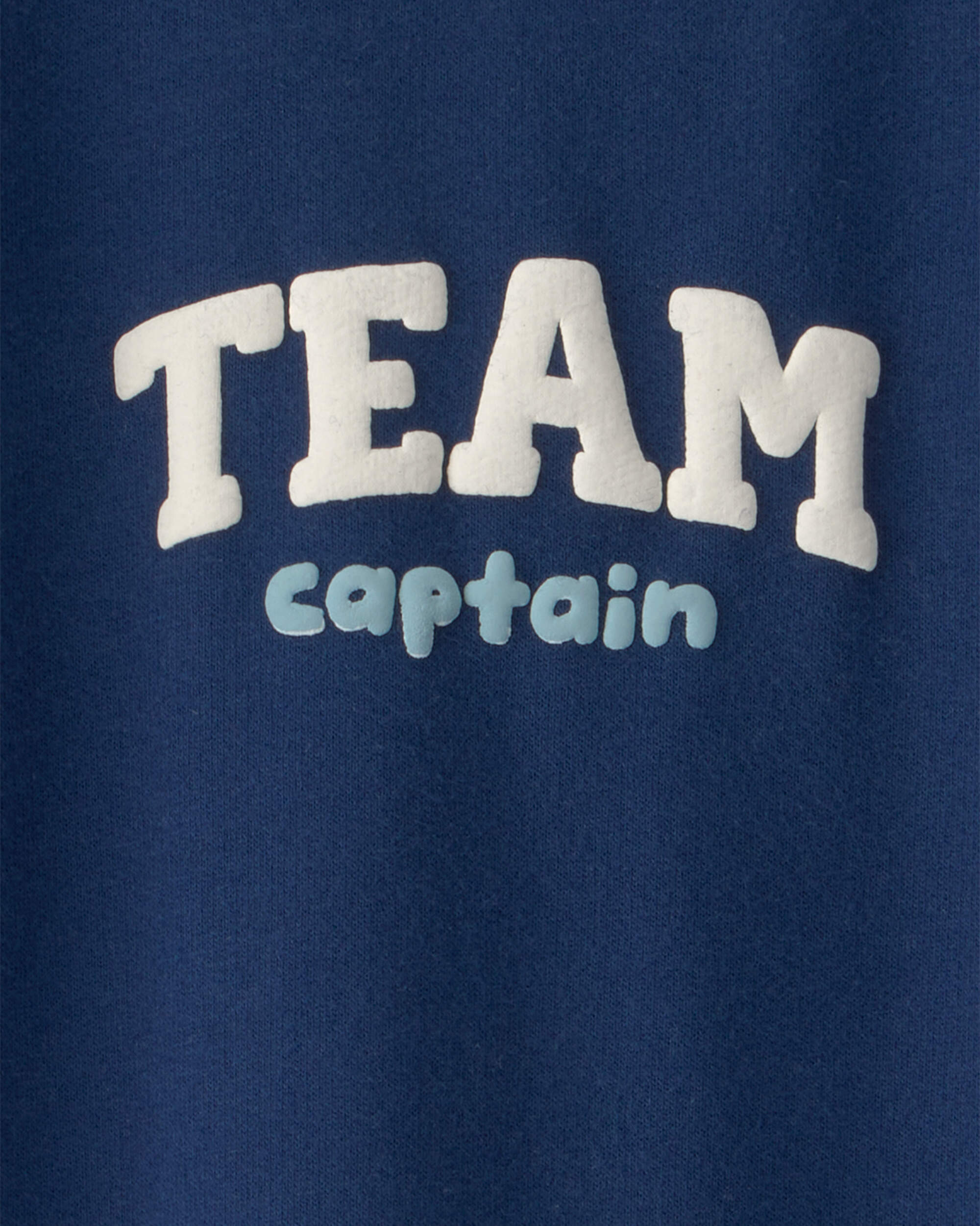 Baby 'Team Captain' French Terry Jumpsuit - Blue