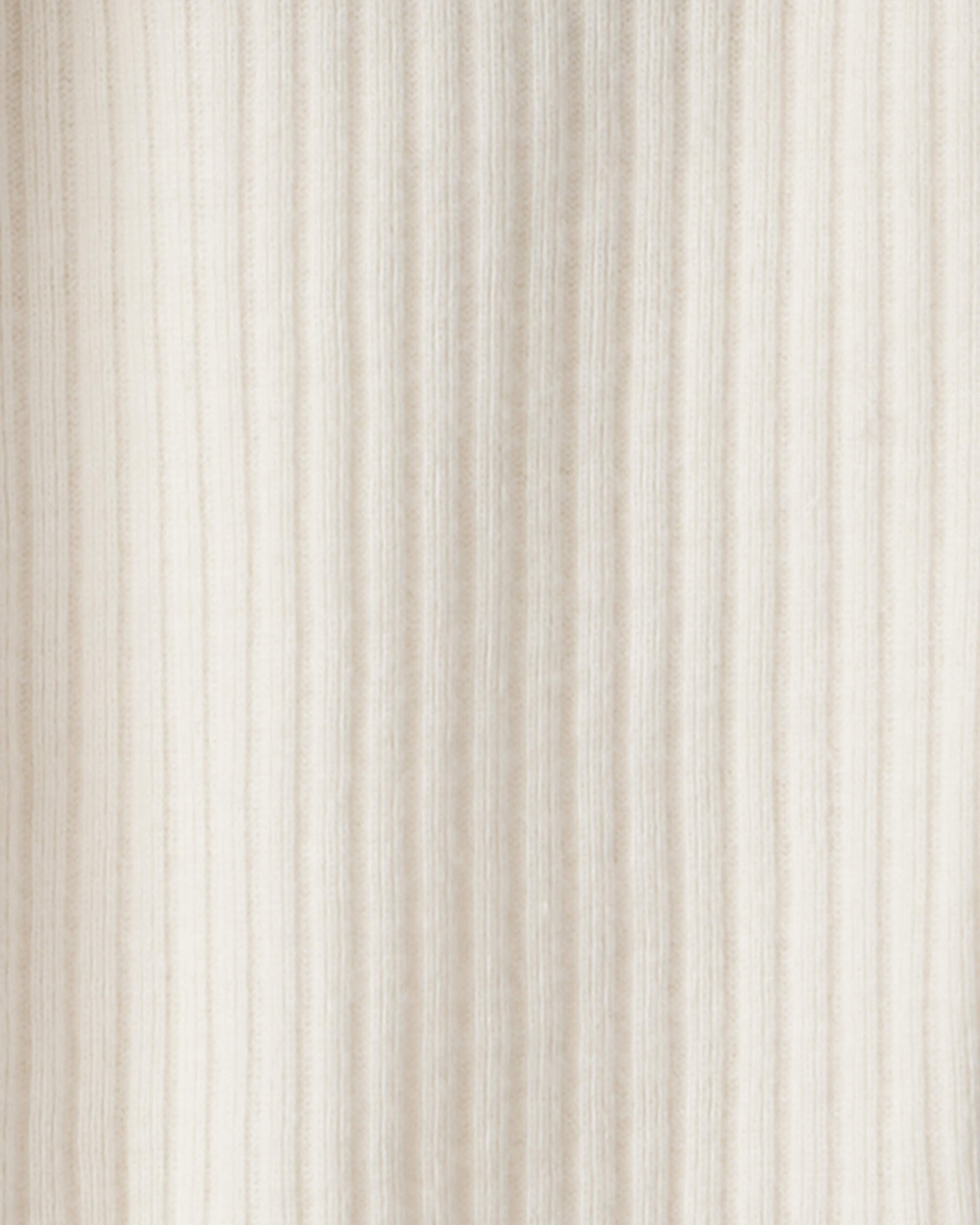 Baby Girl 3-Piece Bear Print Sleeveless Jacket, Bodysuit & Pant Set - White