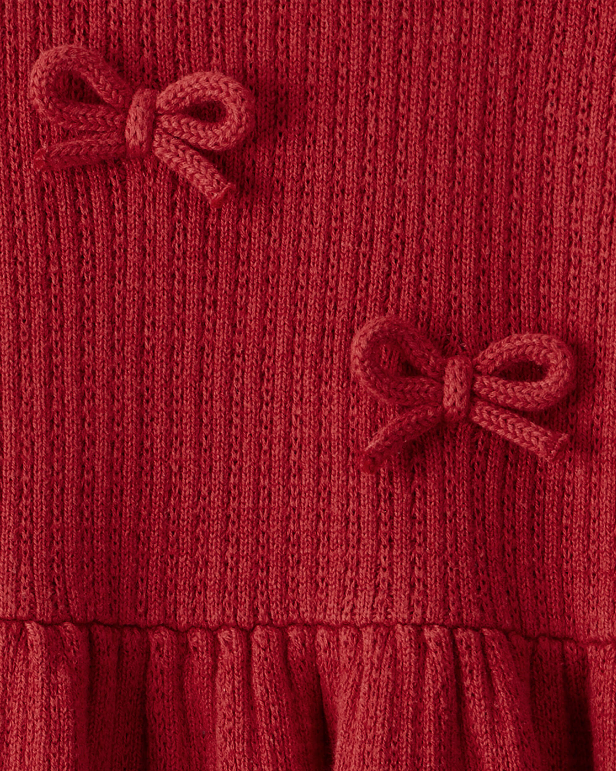 Toddler Girl Organic Cotton Sweater Knit Dress