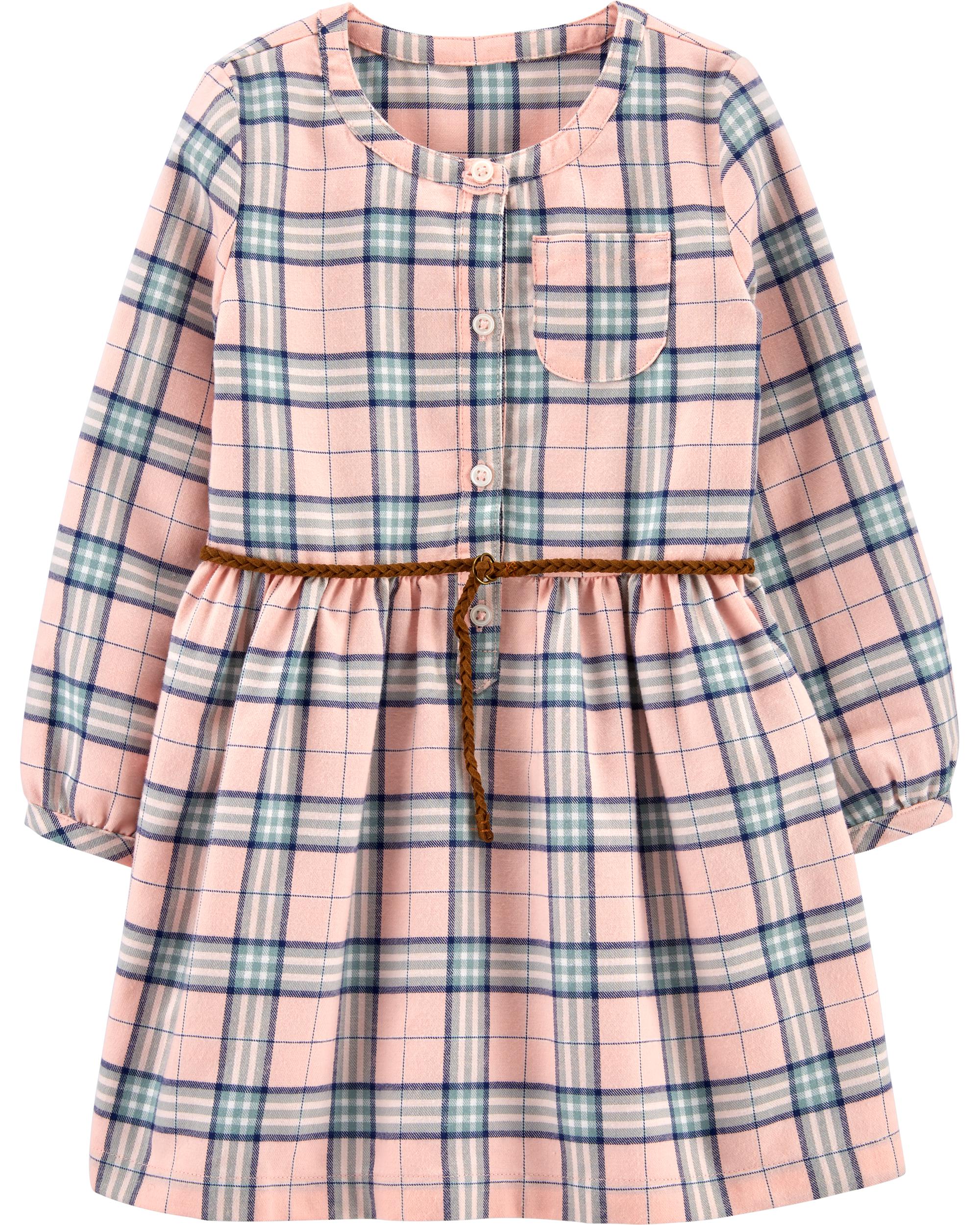 carter's plaid dress