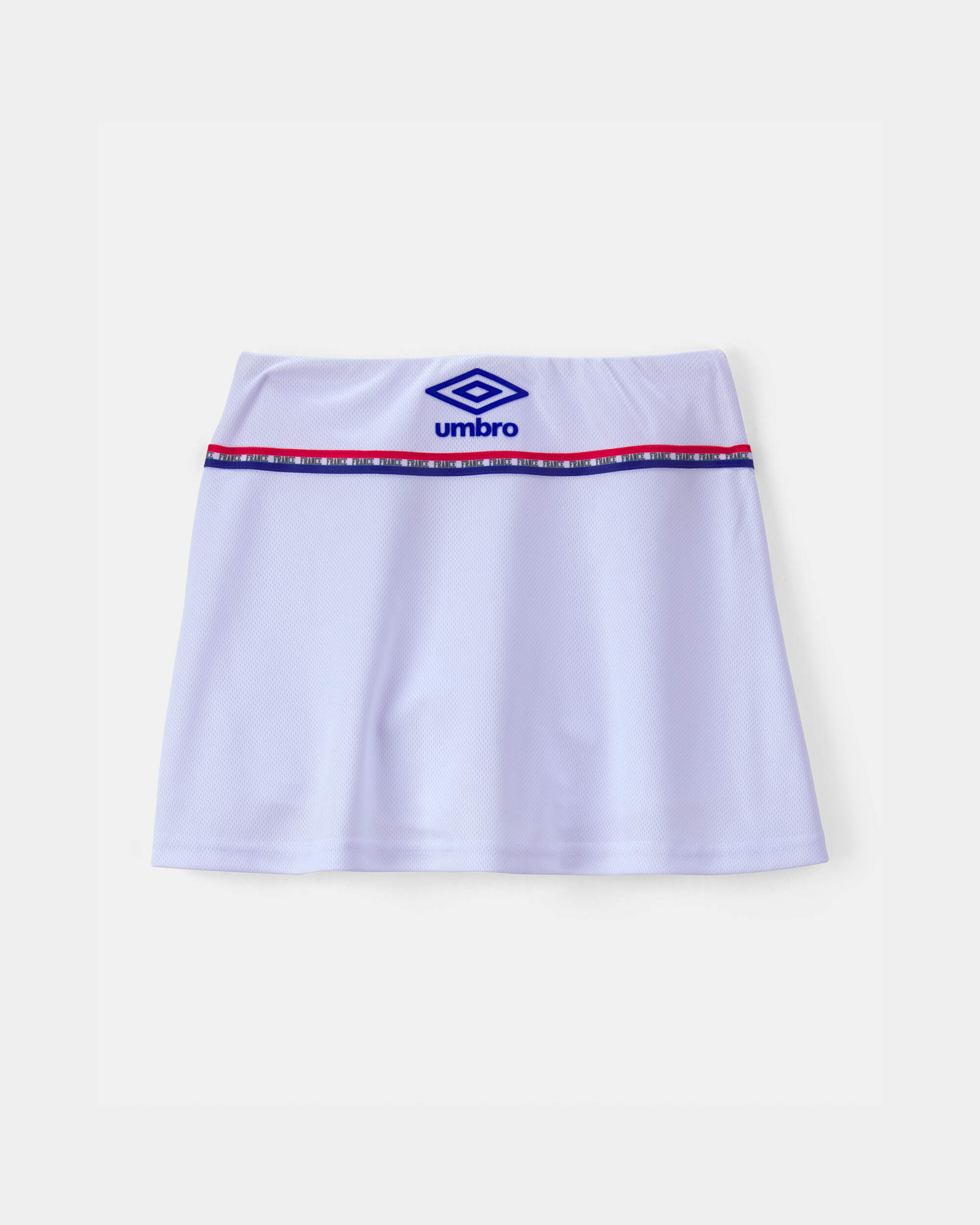 Girls Umbro France Active Skort - Blue/Red/White