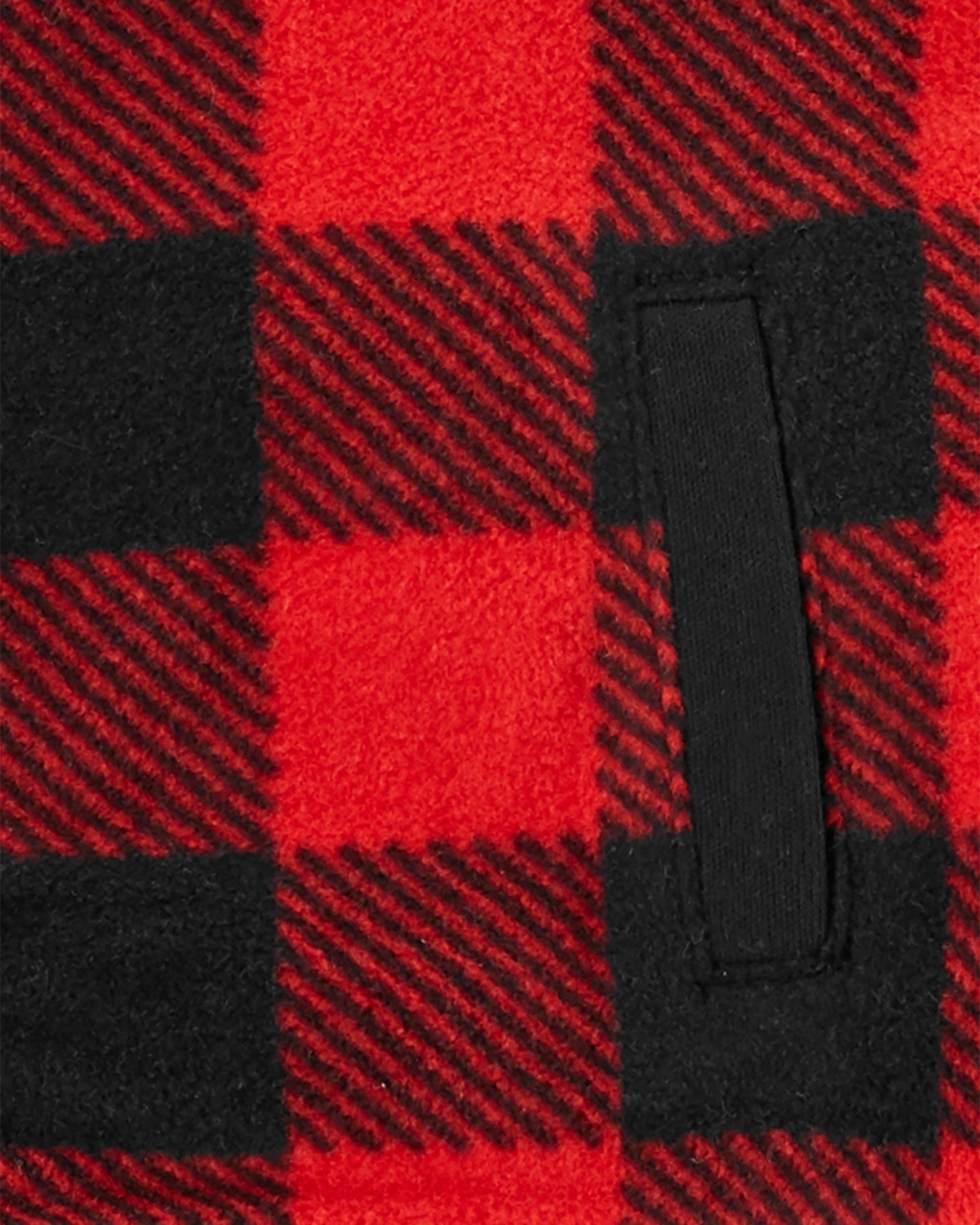 3 Piece Buffalo Check Little Vest Set