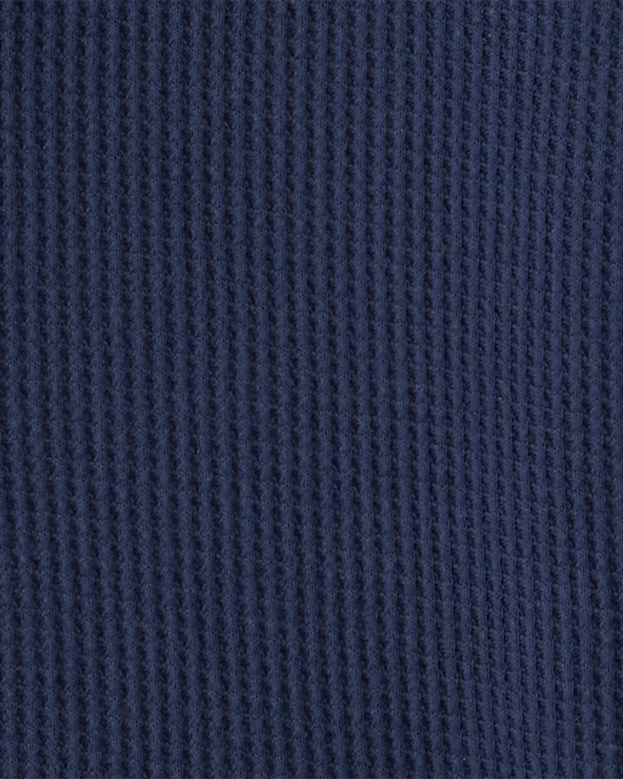 Boys Waffle Knit Hooded Jacket Made with Organic Cotton