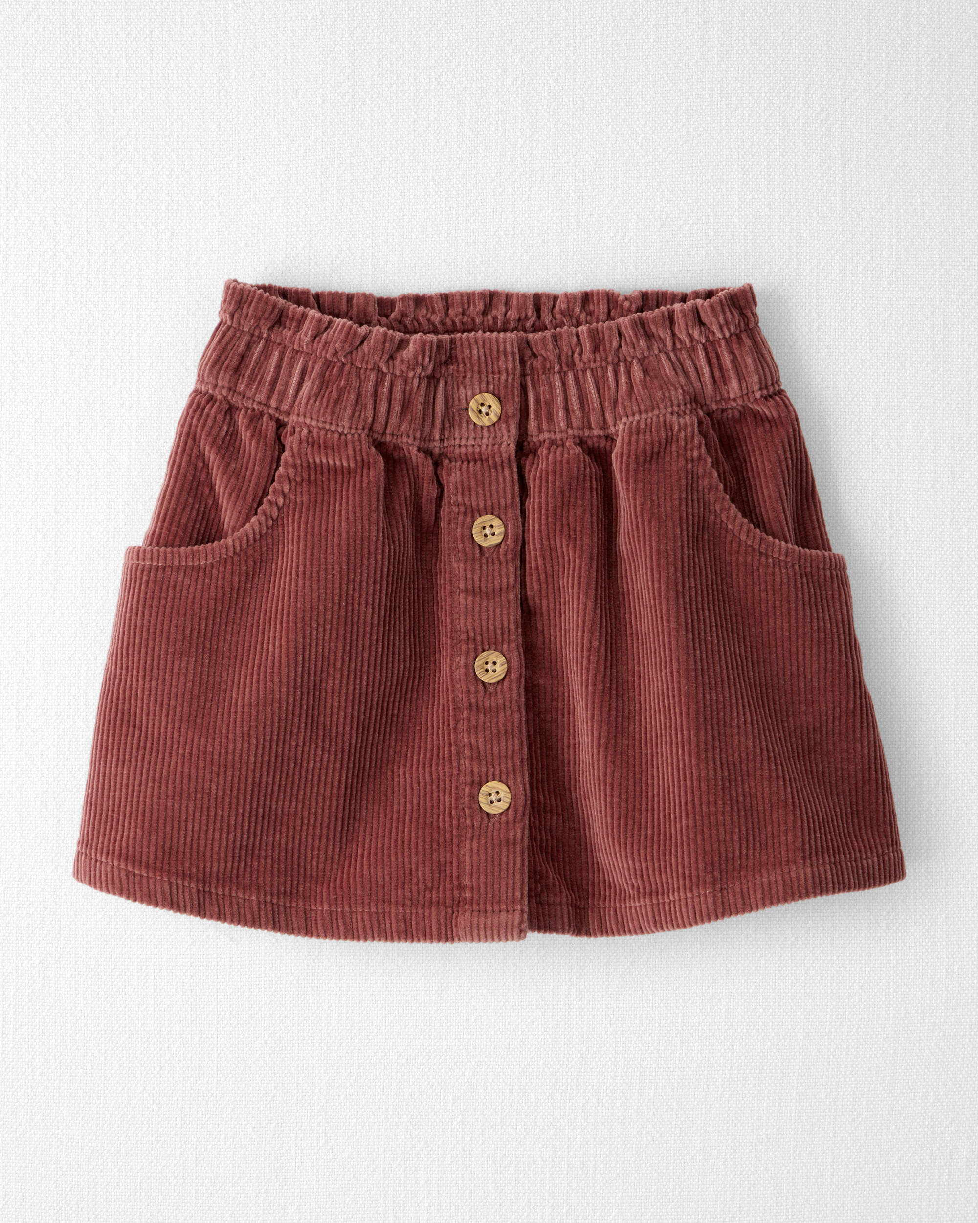 Toddler Girl Organic Cotton Corduroy Skirt