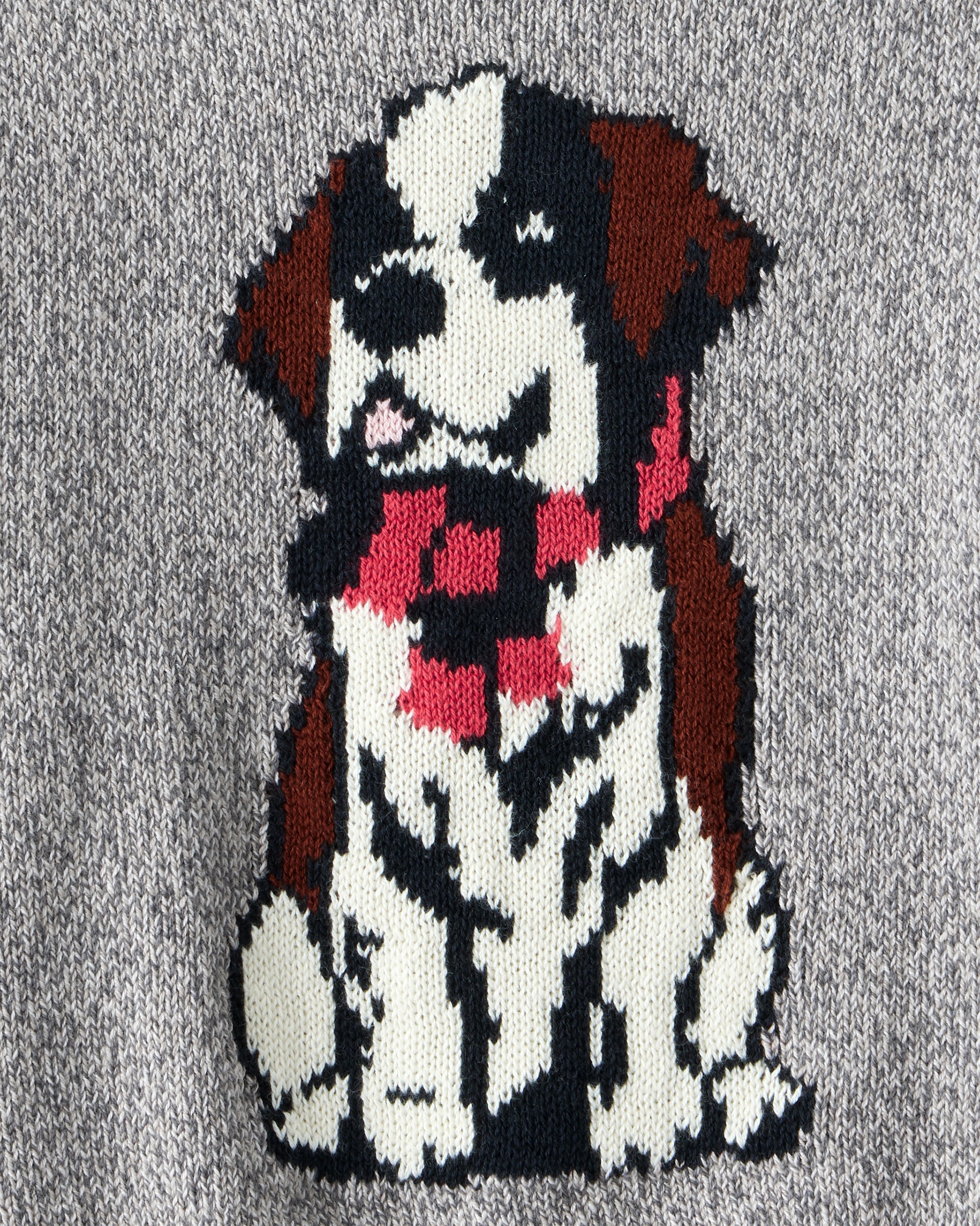 Baby Boy Dog Sweater - Grey