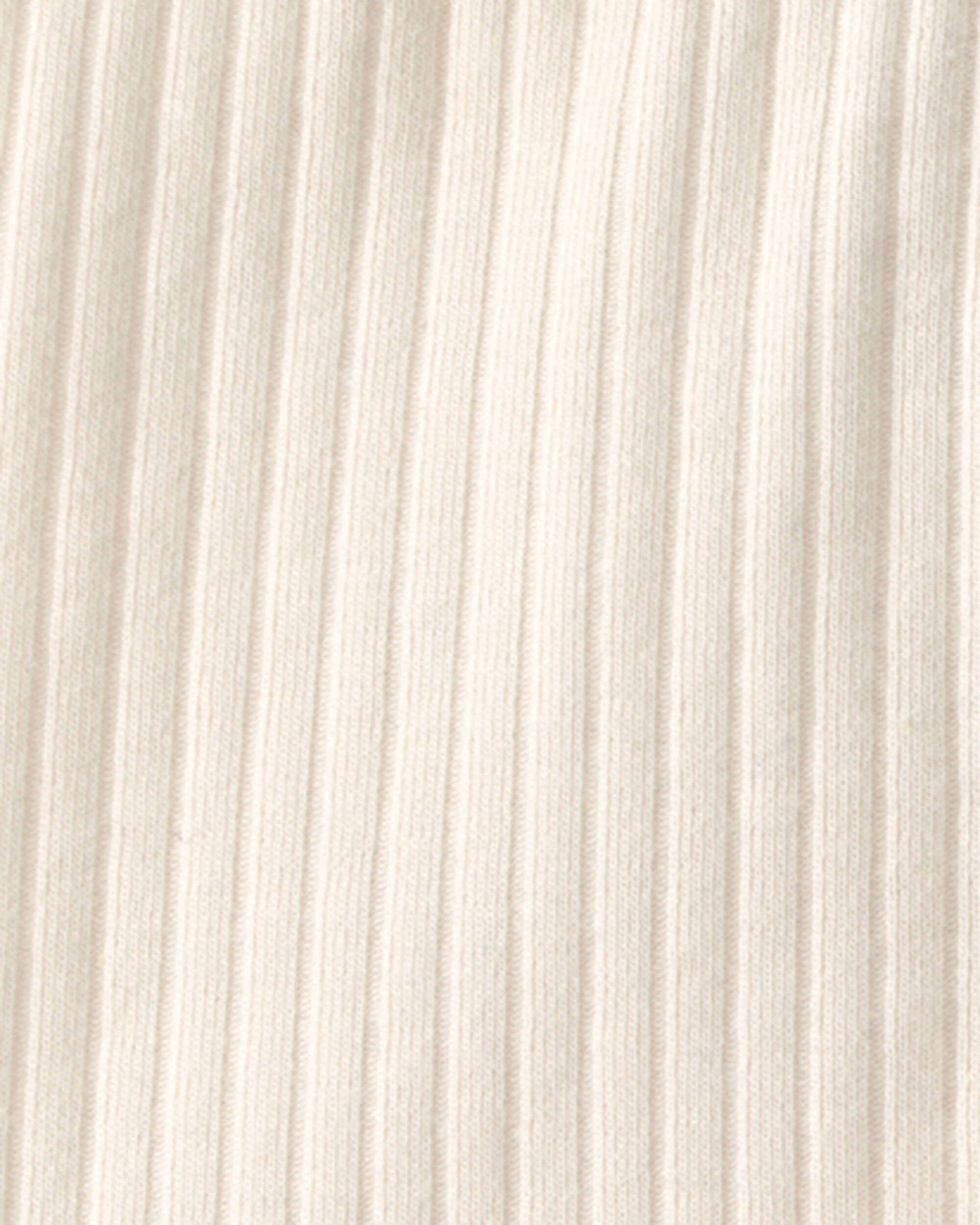 Baby Girl 2-Pack Organic Cotton Ribbed Cartwheel Shorts