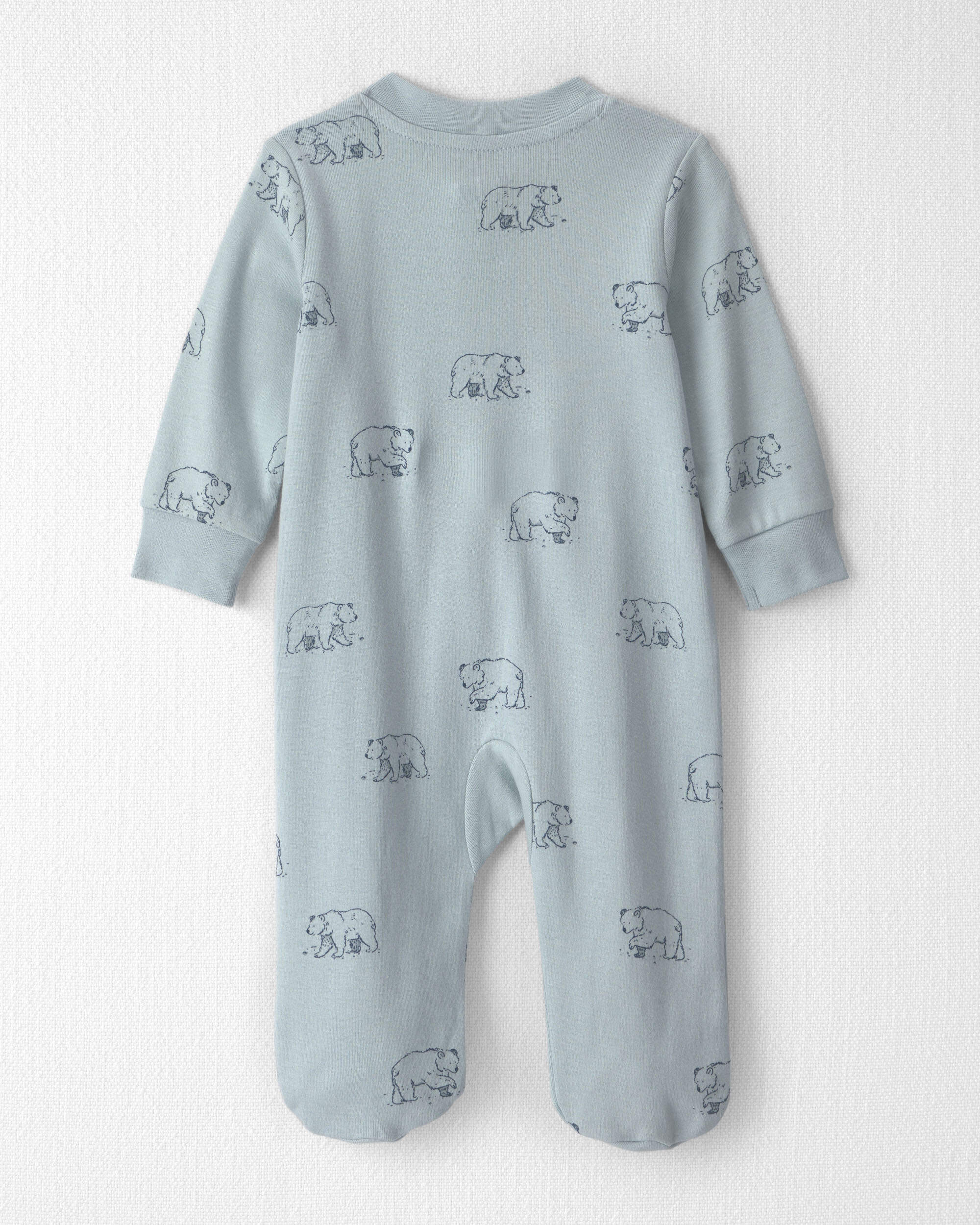 Baby Organic Cotton Sleeper Blue Bears