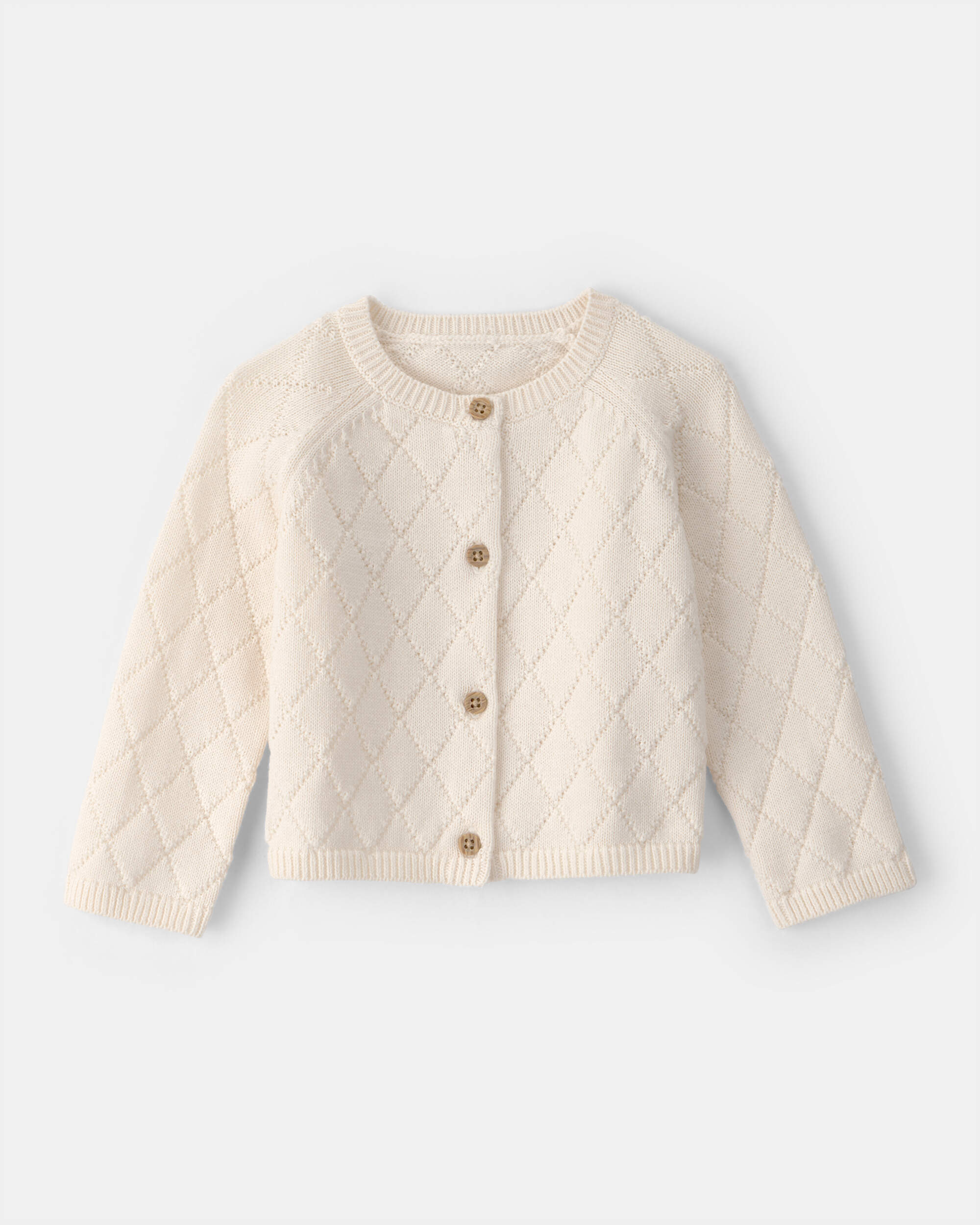 Baby Girl Cardigan Sweater - Cream
