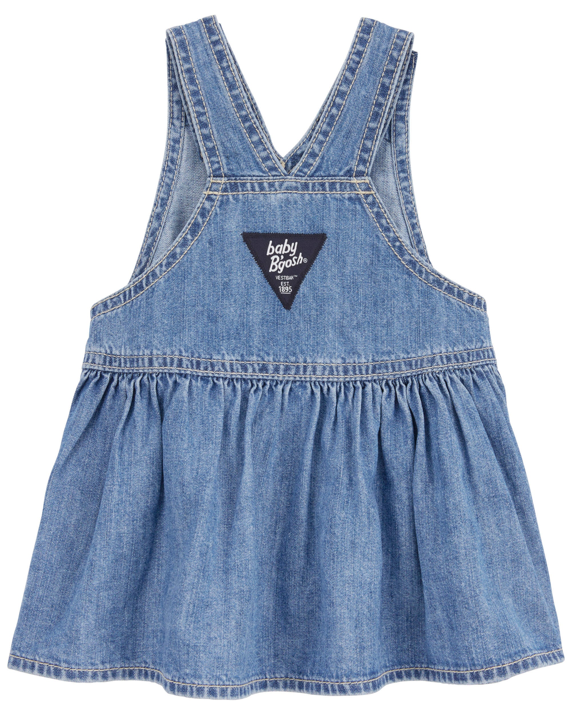 Baby girl jean jumper shop