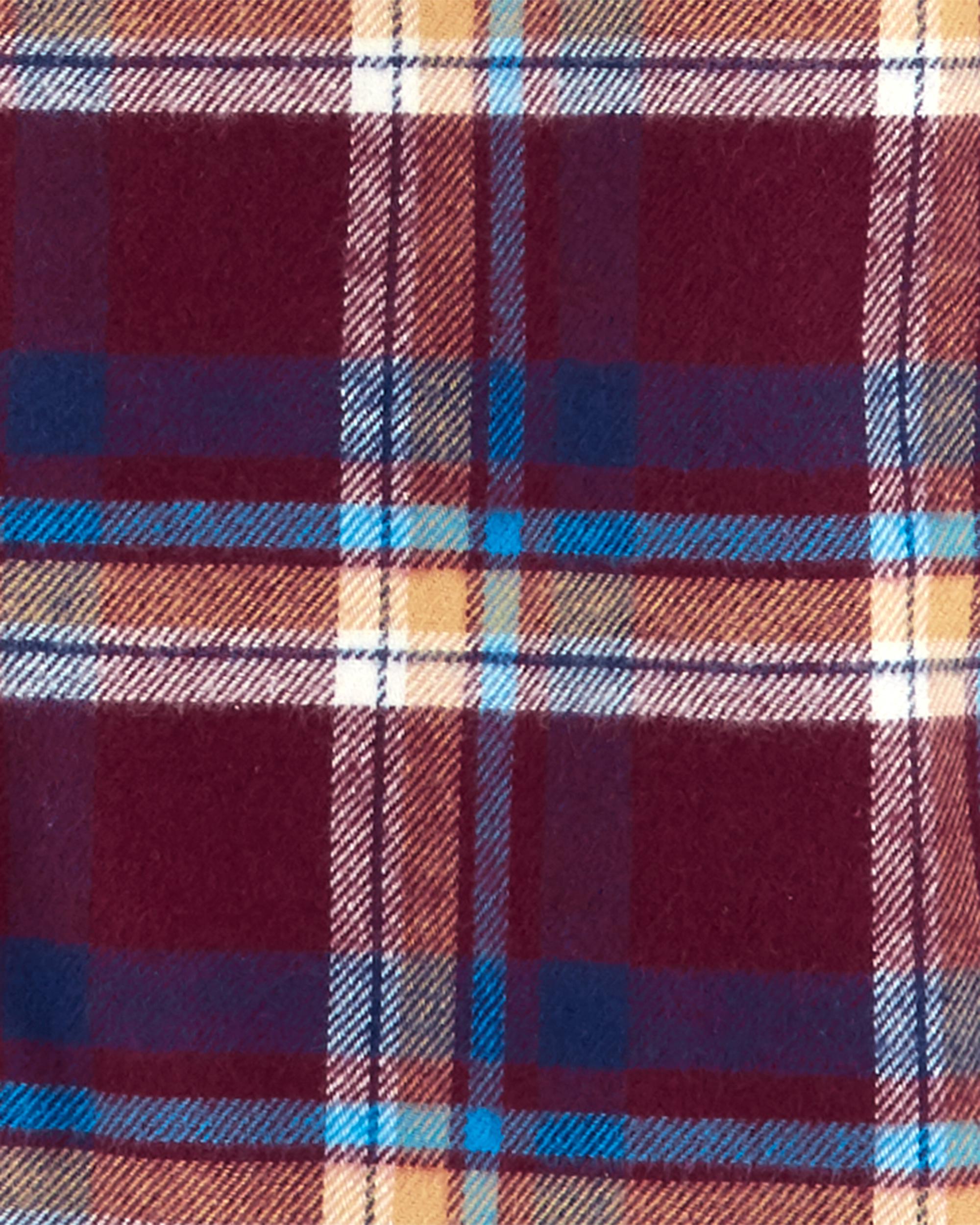 Kid Cozy Flannel Hooded Top